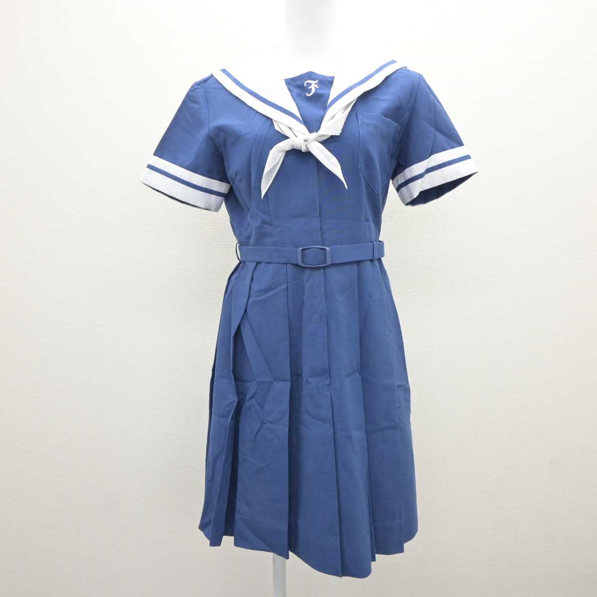 【中古】熊本県 熊本学園大学付属高等学校 女子制服 1点 (ジャンパースカート) sf063579