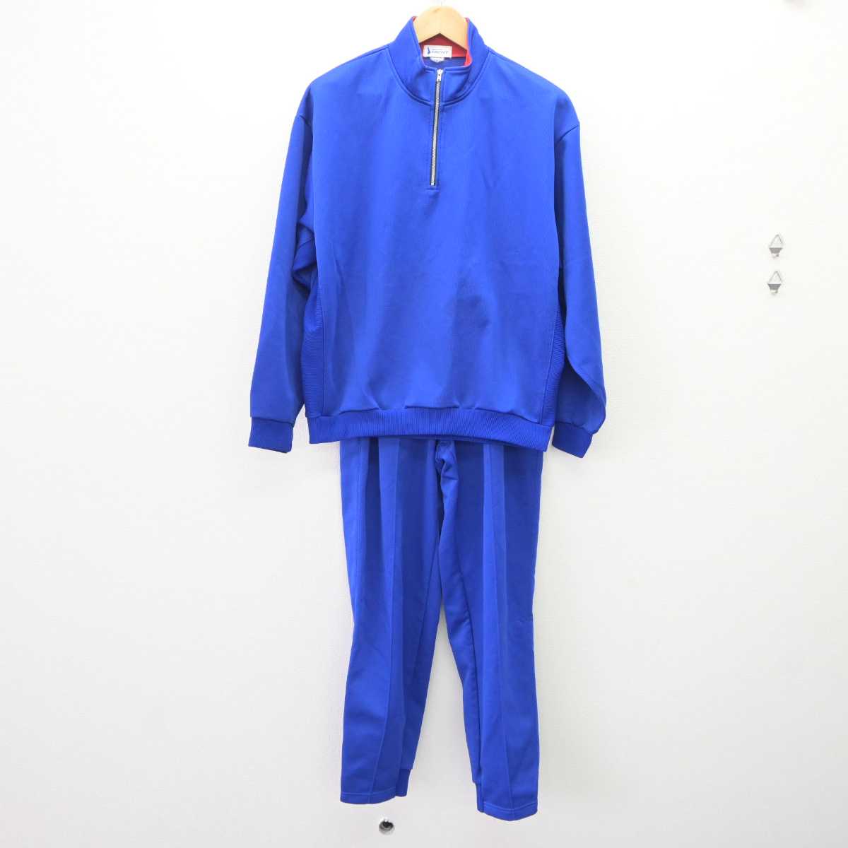 中古】岐阜県 中濃特別支援学校 男子制服 2点 (ジャージ 上・ジャージ