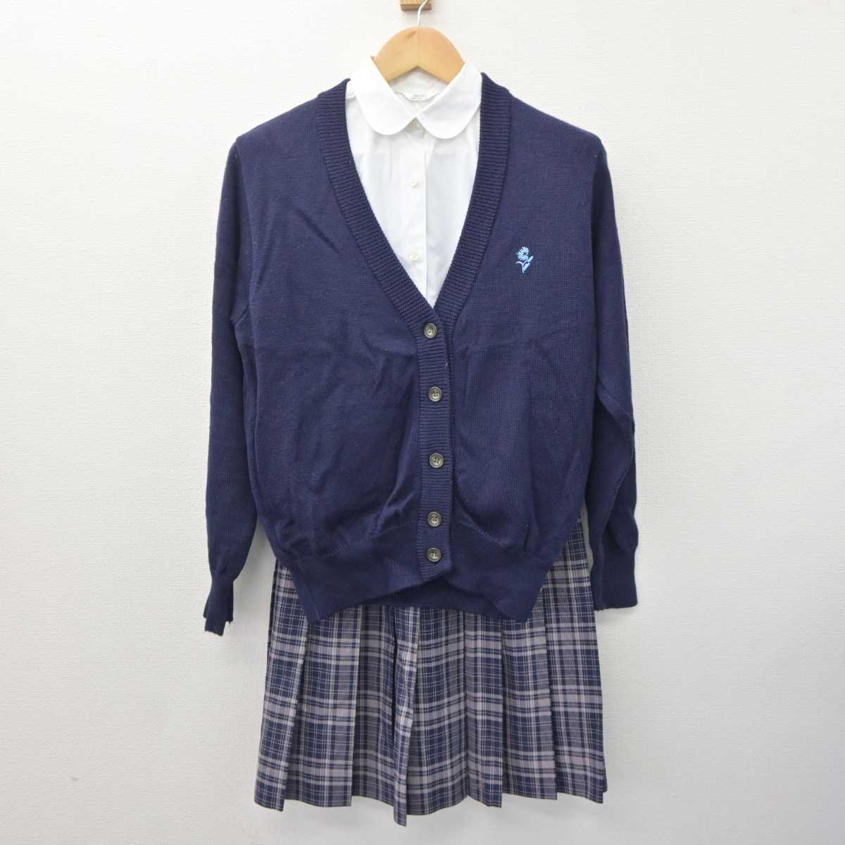 中古】神奈川県 相模女子大学高等部 女子制服 3点 (ニット・シャツ・スカート) sf063691 | 中古制服通販パレイド