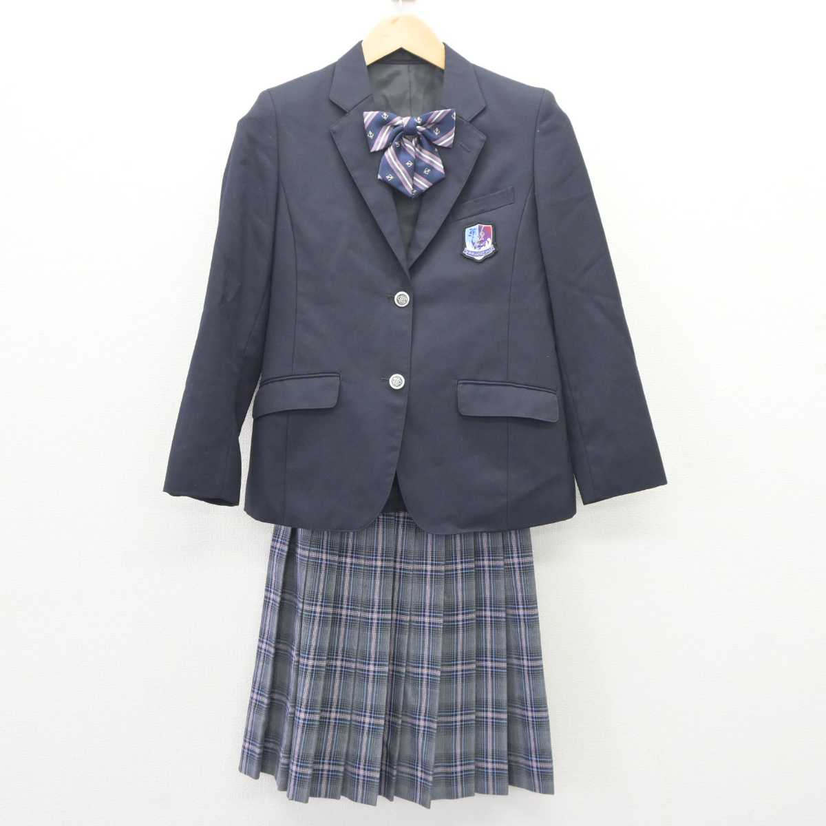 中古】東京都 深川第八中学校 女子制服 4点 (ブレザー・スカート) sf063941 | 中古制服通販パレイド