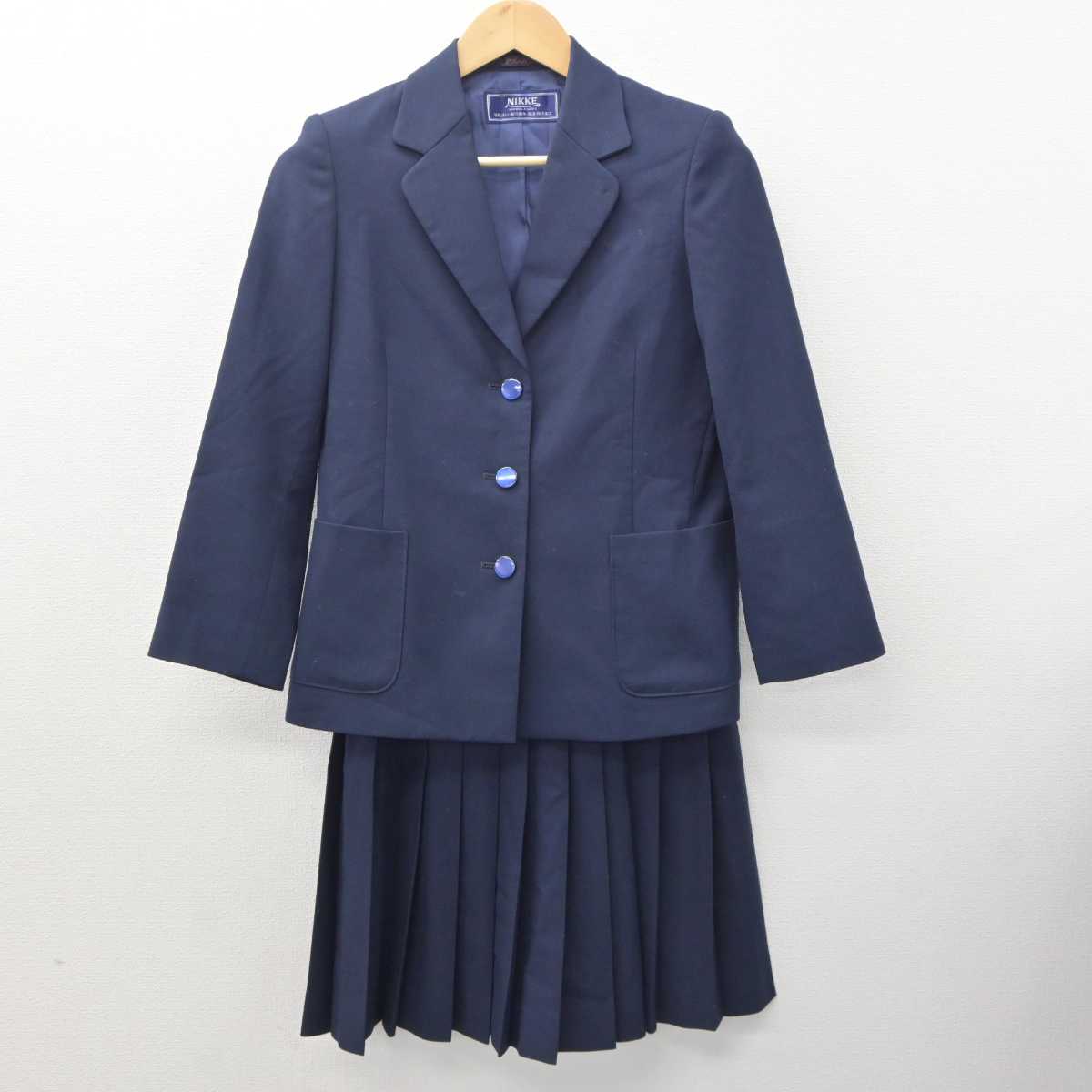 【中古】埼玉県 与野南中学校 女子制服 3点 (ブレザー・ベスト・スカート) sf063991