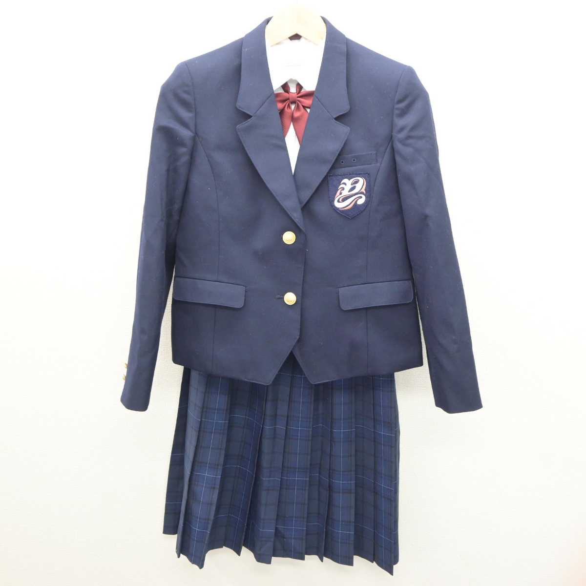 中学校 制服 中古制服】群馬県 四ツ葉学園中等教育学校 女子制服 2点（ニット