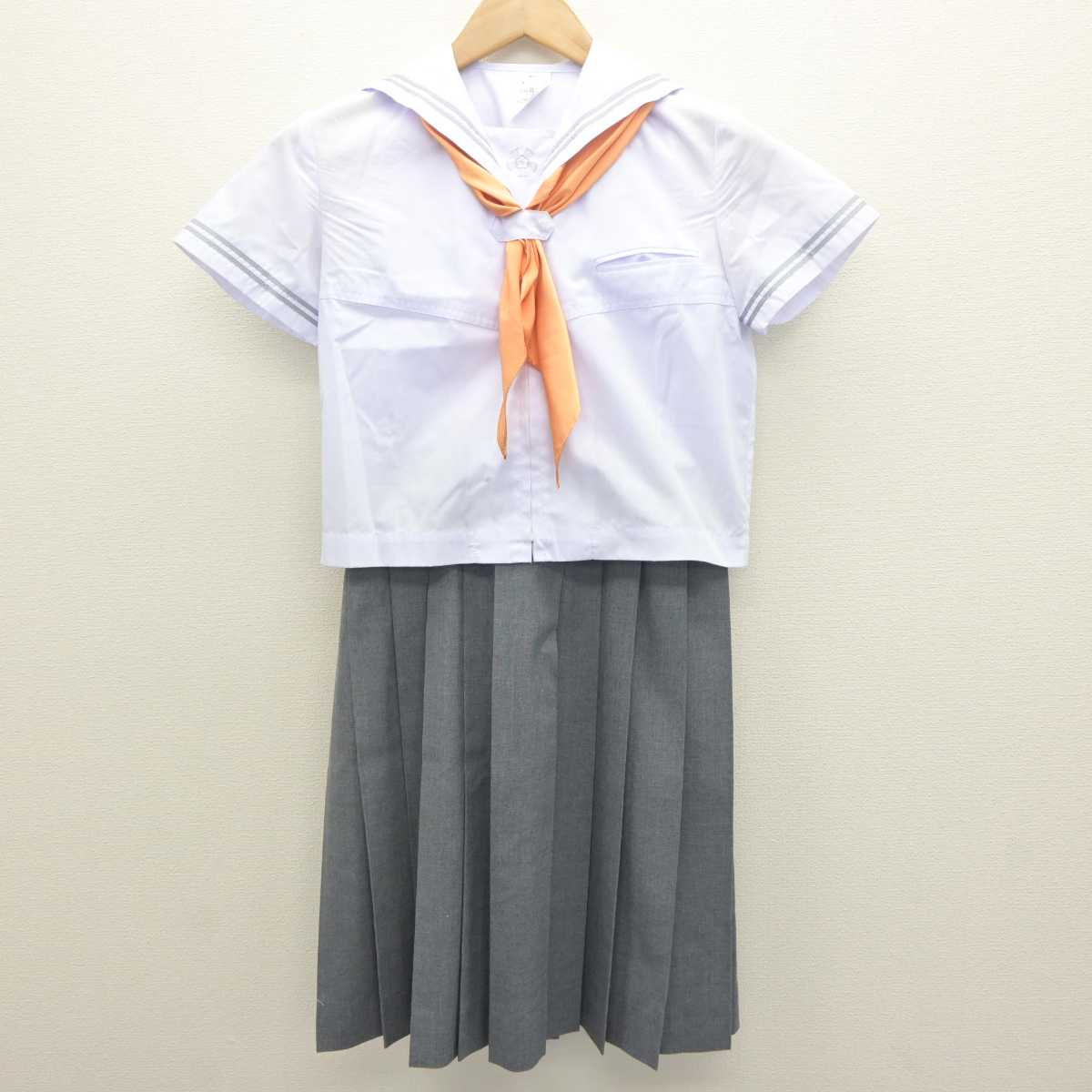 中古】東京都 武蔵野東小学校 女子制服 4点 (セーラー服