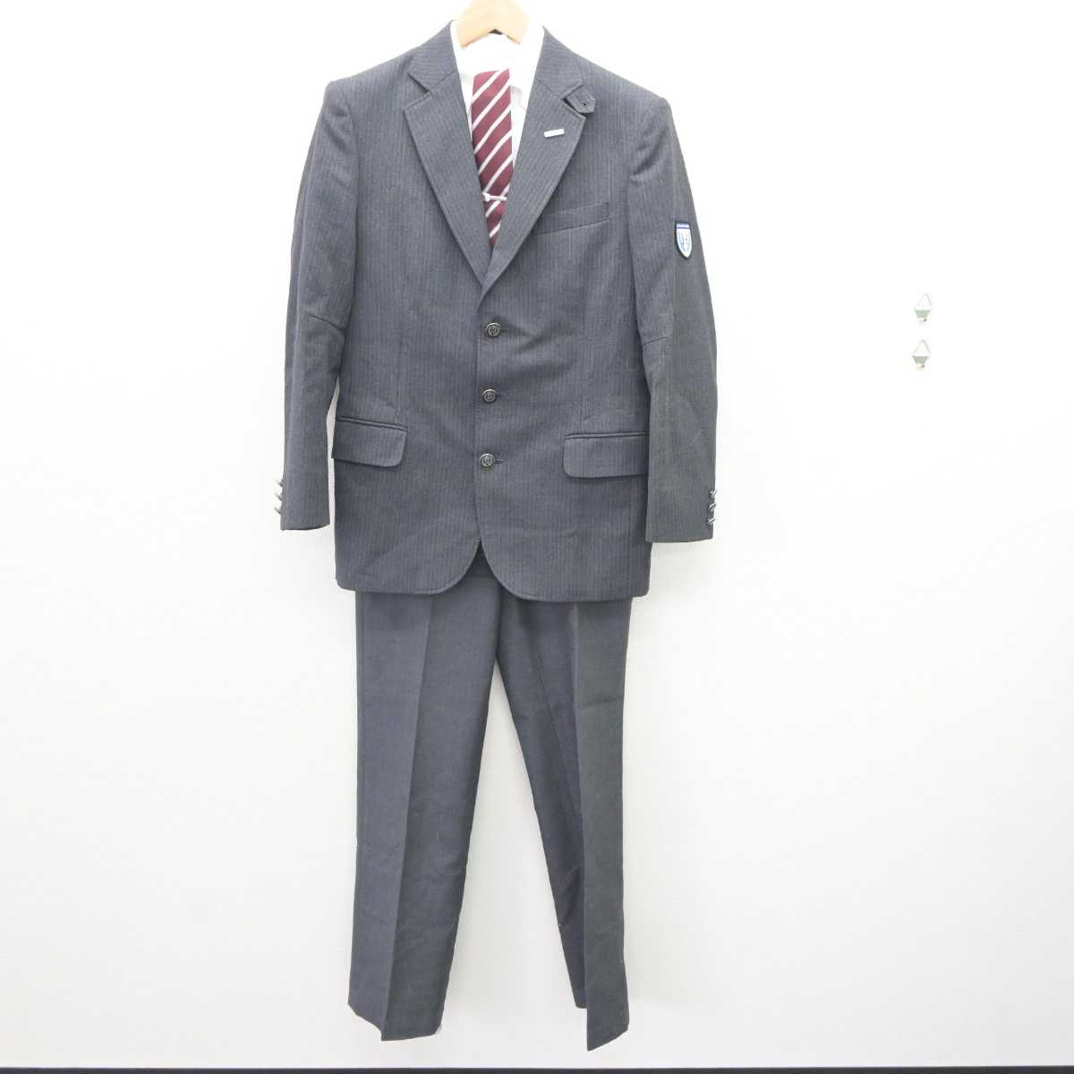 中古】京都府 東山高等学校 男子制服 5点 (ブレザー・シャツ・ズボン) sf064501 | 中古制服通販パレイド