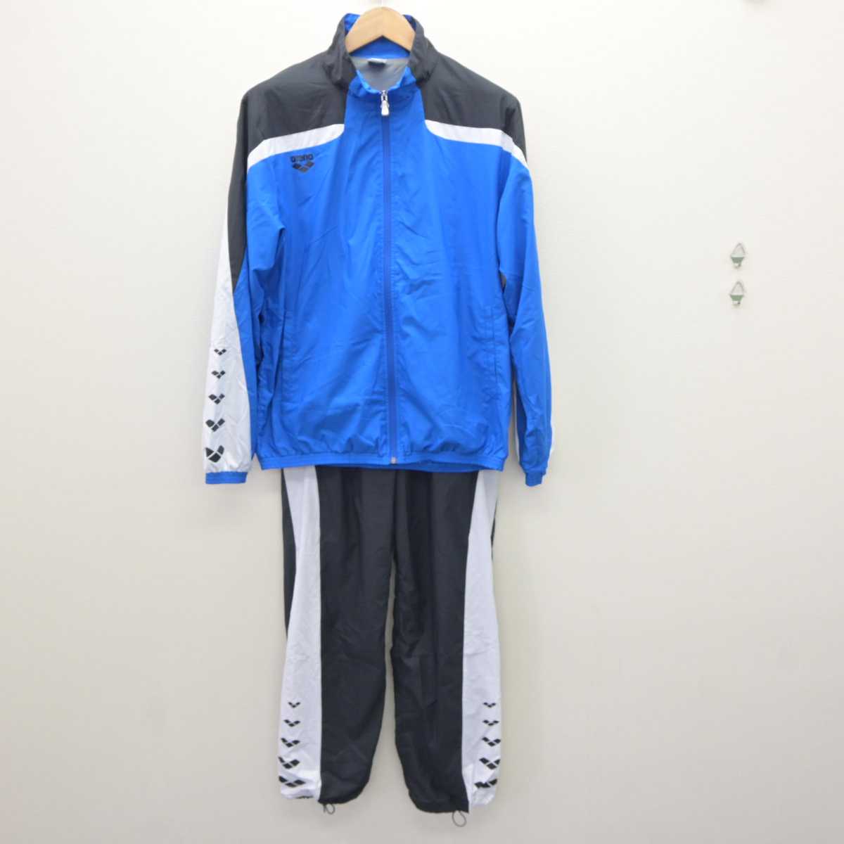 【中古】岩手県 盛岡商業高等学校/水泳部 男子制服 2点 (ジャージ 上・ジャージ 下) sf064528