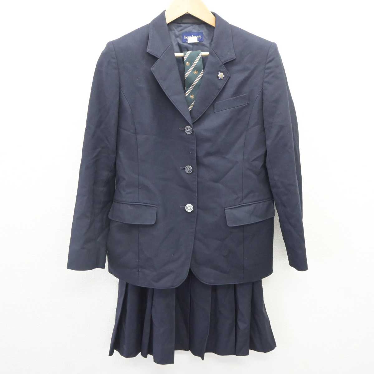 中古】東京都 清瀬高等学校 女子制服 4点 (ブレザー・スカート