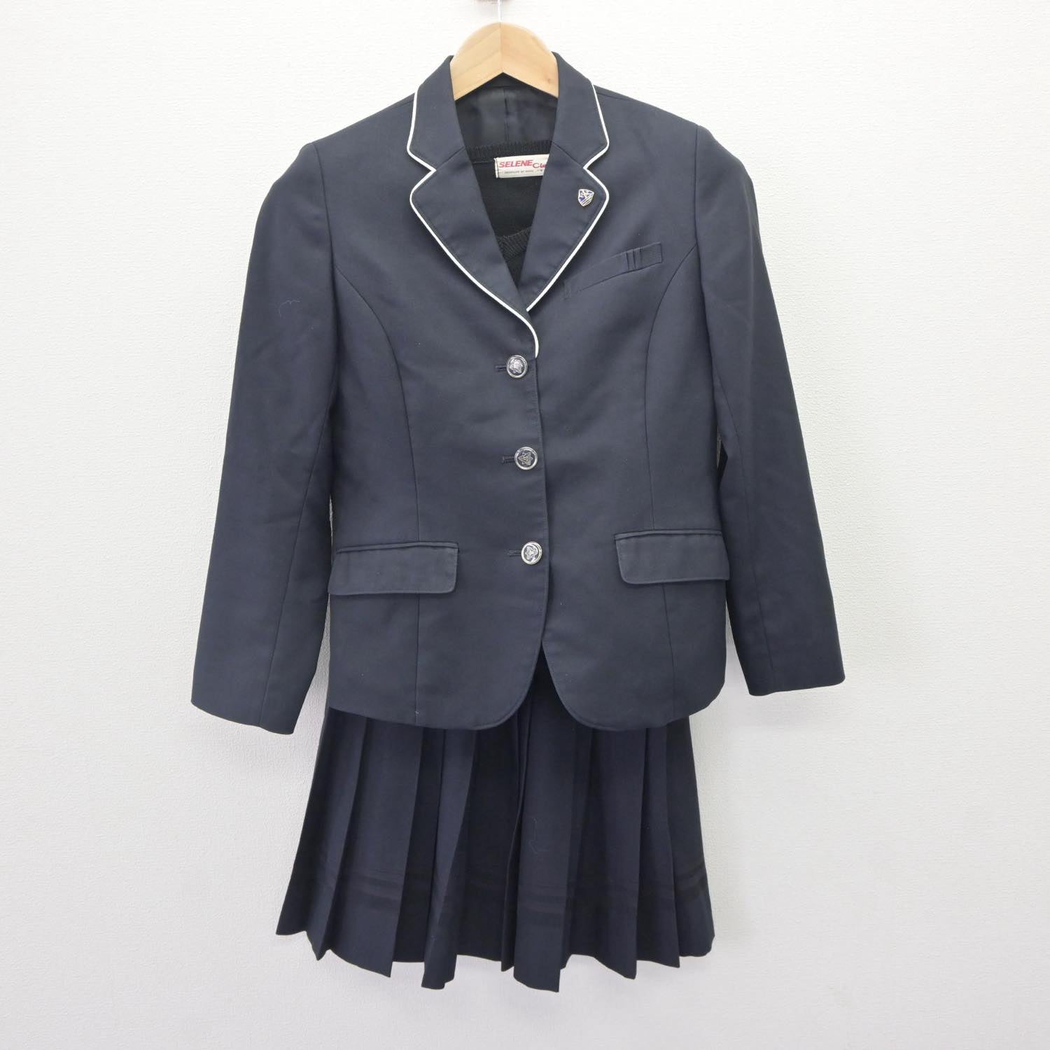 【中古】福岡県 西田川高等学校 女子制服 4点 (ブレザー・ニット・スカート) sf064645 | 中古制服通販パレイド