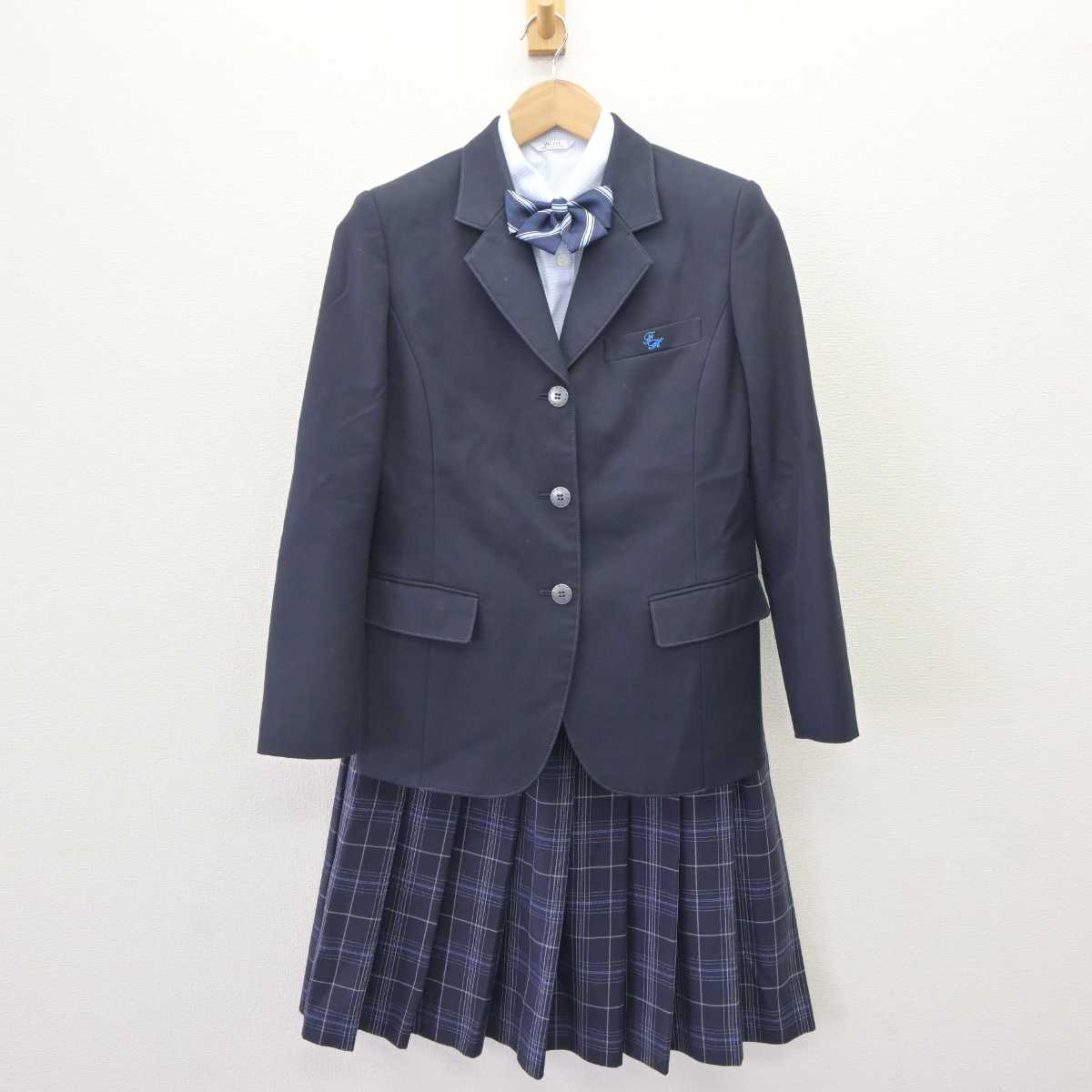 中古】富山県 伏木高等学校 女子制服 4点 (ブレザー・シャツ・スカート) sf064651 | 中古制服通販パレイド