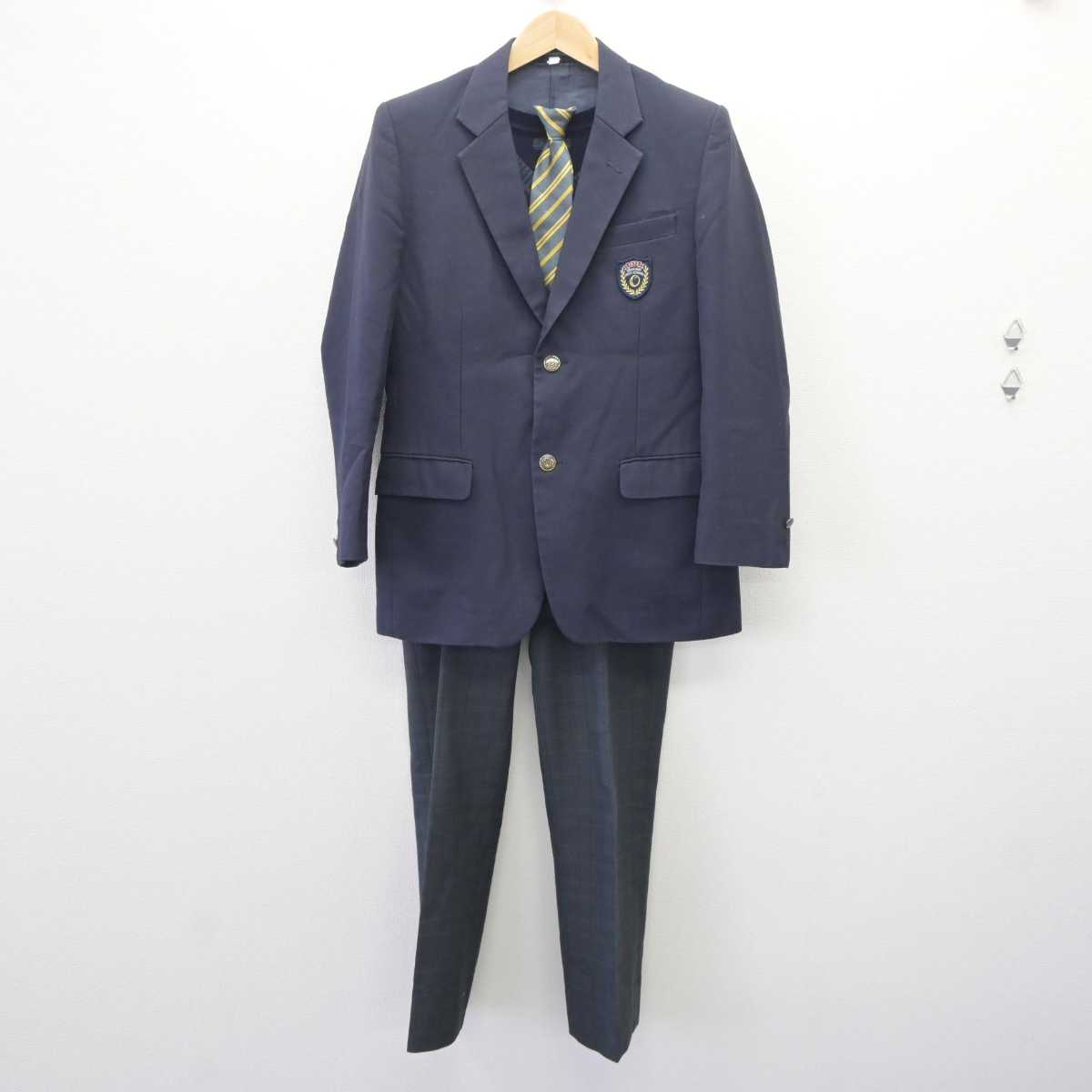 中古】埼玉県 桶川高等学校 男子制服 4点 (ブレザー・ニット・ズボン) sf064694 | 中古制服通販パレイド