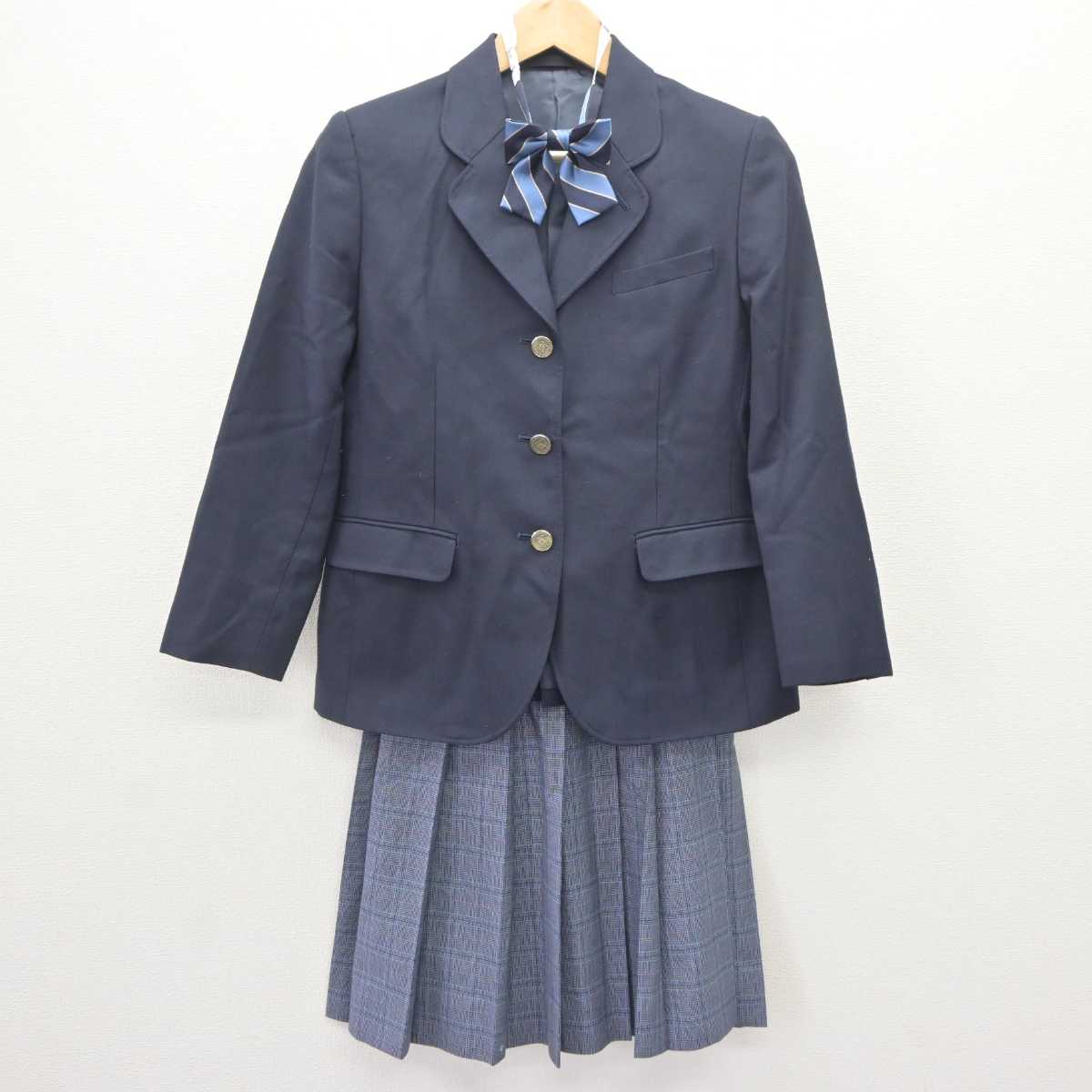 中古】宮城県 大崎市立鹿島台中学校 女子制服 3点 (ブレザー・スカート) sf064824 | 中古制服通販パレイド