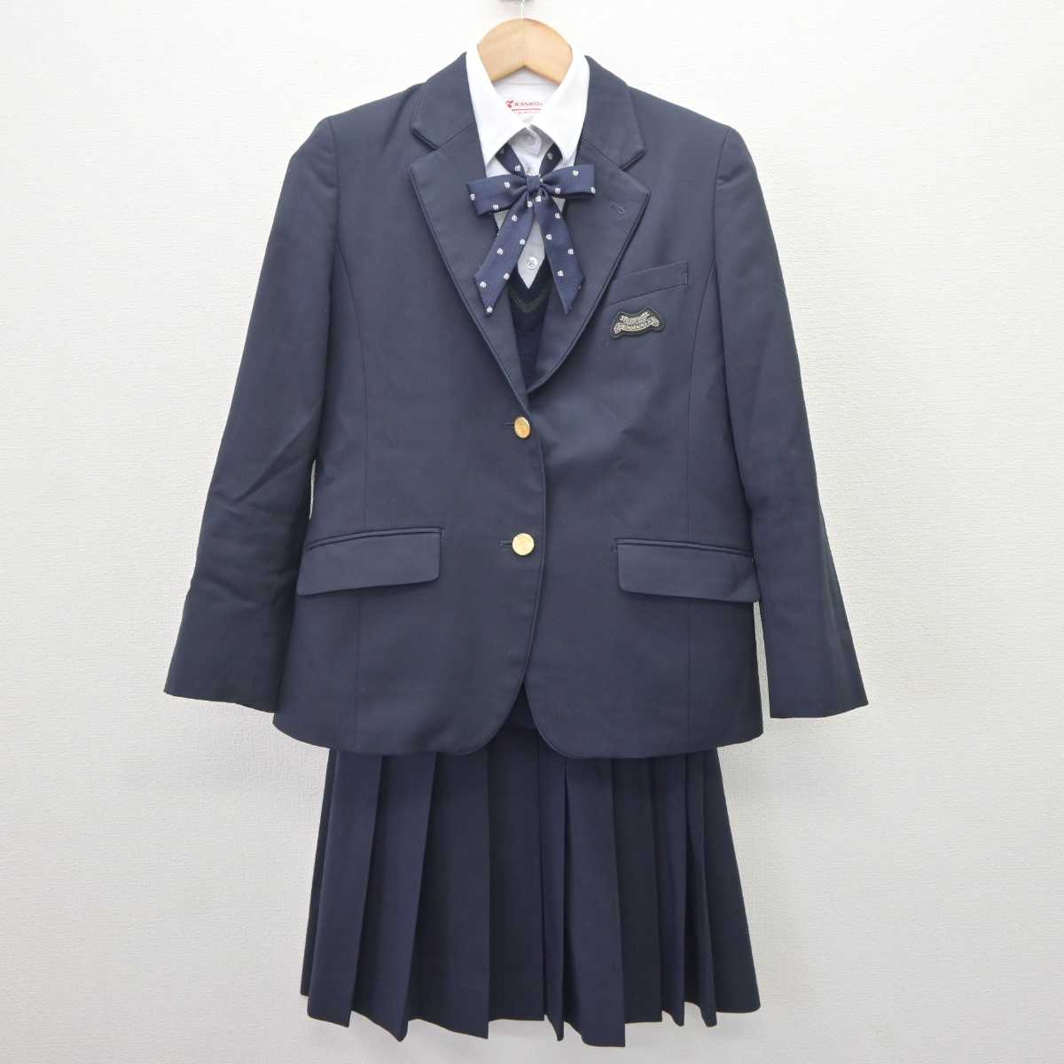 中古】東京都 日本大学櫻丘高等学校 女子制服 5点 (ブレザー・ニットベスト・シャツ・スカート) sf064975 | 中古制服通販パレイド