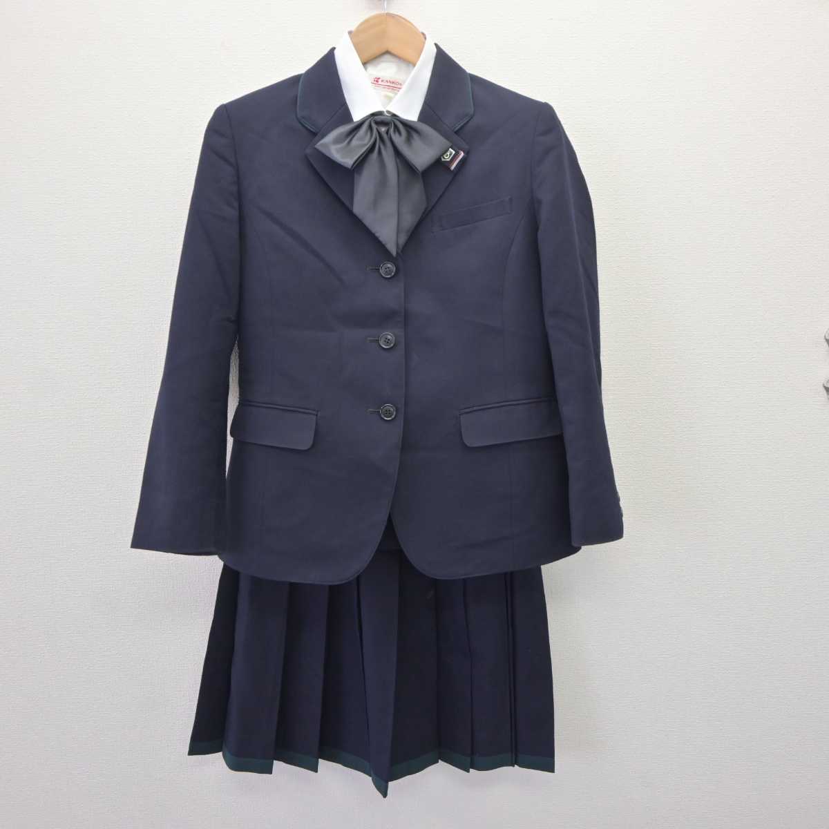 【中古】東京都 文京学院大学女子中学校・高等学校 女子制服 6点 (ブレザー・シャツ・スカート) sf065107