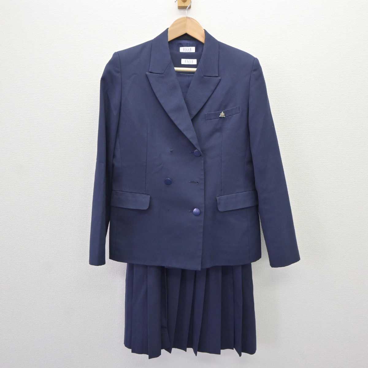 中古】千葉県 東金高等学校 女子制服 3点 (ブレザー・ジャンパー