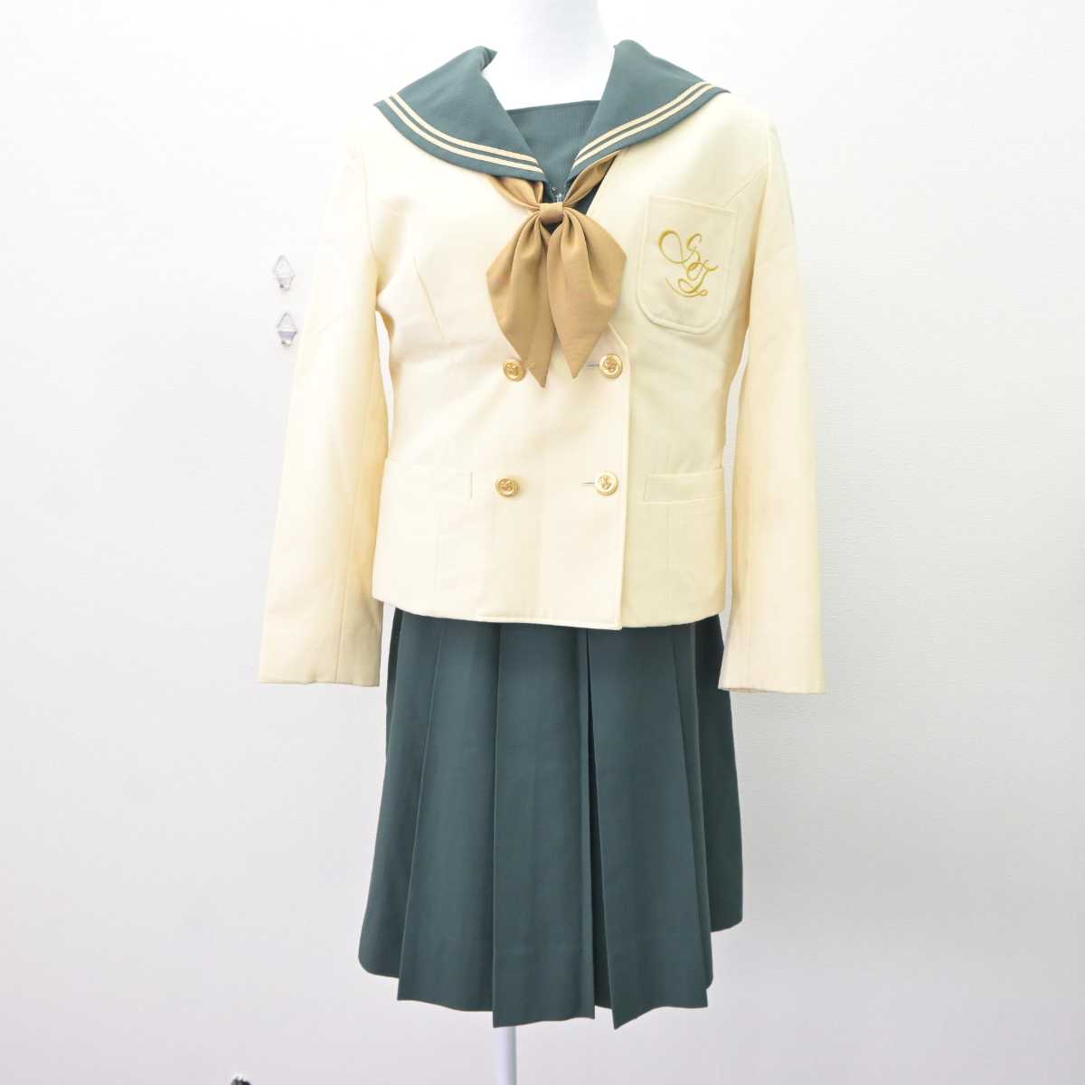 中古】福島県 須賀川桐陽高等学校 女子制服 5点 (ブレザー・セーラー服・スカート) sf065592 | 中古制服通販パレイド