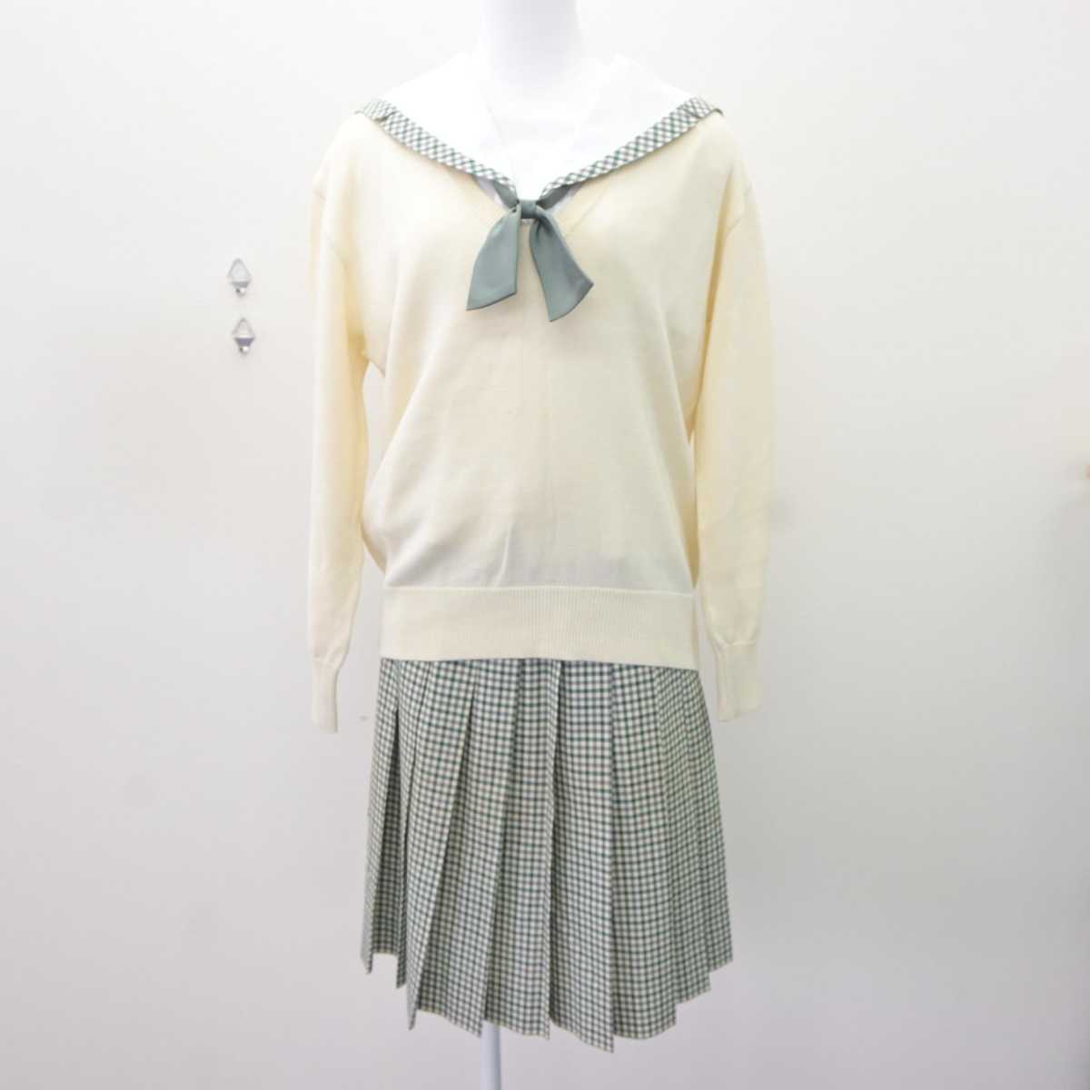 中古】福島県 須賀川桐陽高等学校 女子制服 4点 (セーラー服・ニット・スカート) sf065593 | 中古制服通販パレイド