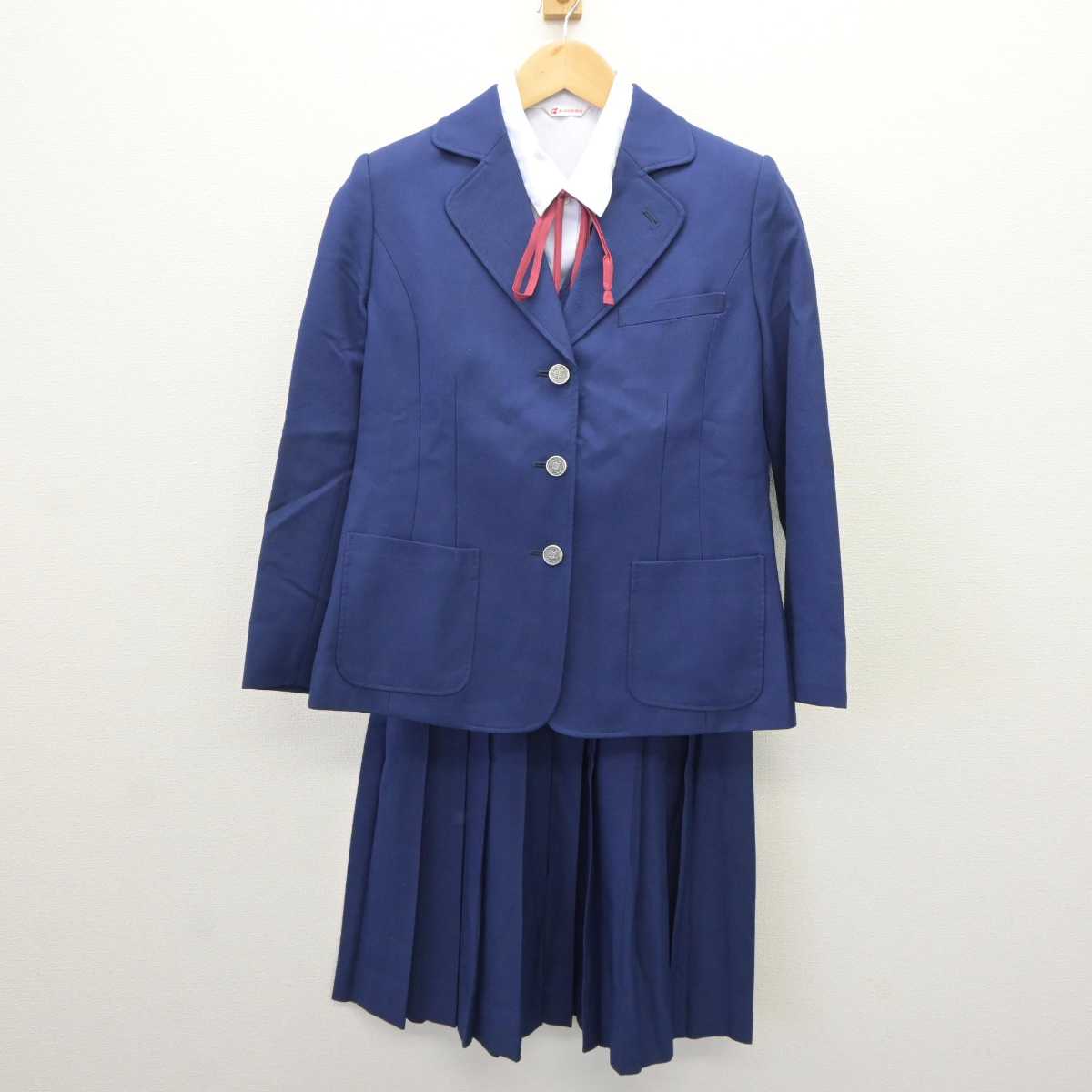 中古】千葉県 御瀧中学校 女子制服 5点 (ブレザー・ベスト 中古】千葉県 御瀧中学校 女子制服 5点 (ブレザー・ベスト