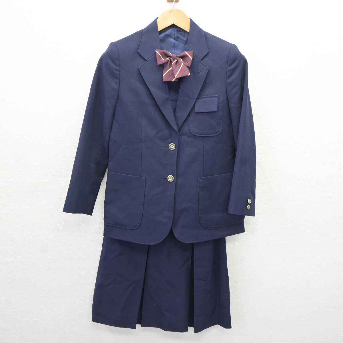 中古】北海道 青葉中学校 女子制服 3点 (ブレザー・スカート) sf065885 | 中古制服通販パレイド