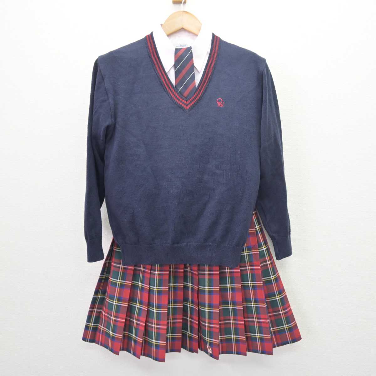 中古】千葉県 桜林高等学校 女子制服 4点 (ニット・シャツ・スカート) sf066515 | 中古制服通販パレイド