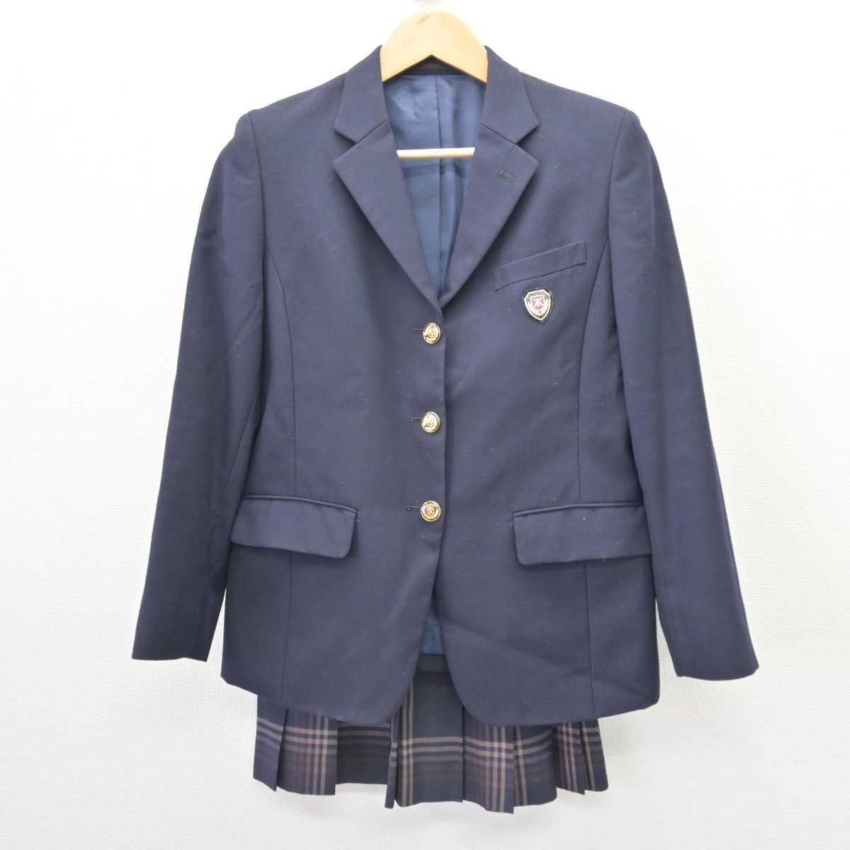 中古】千葉県 柏の葉高等学校 女子制服 2点 (ブレザー・スカート 中古】千葉県 柏の葉高等学校 女子制服 2点 (ブレザー・スカート