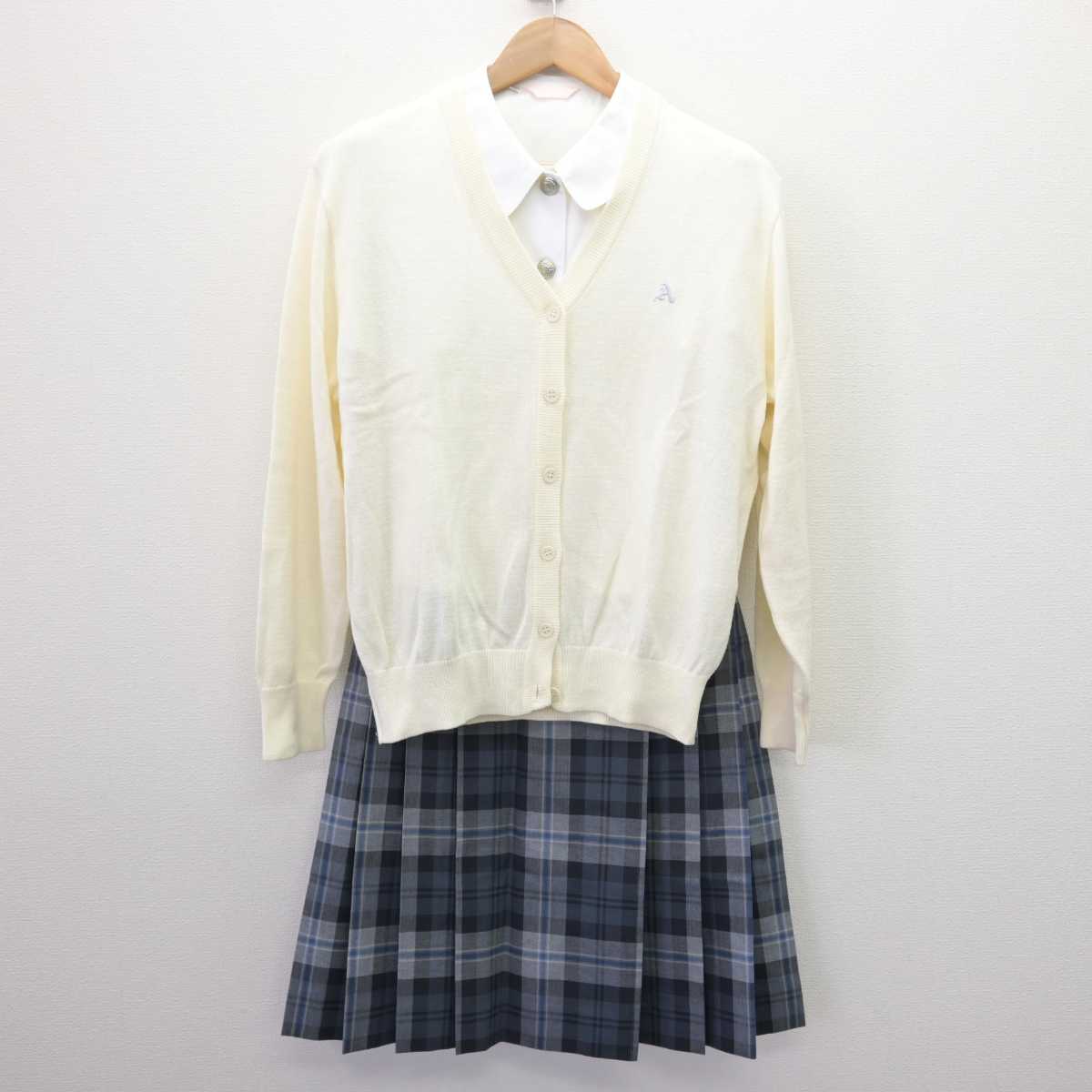 中古】愛知県 愛知高等学校 女子制服 4点 (ニット・ブラウス・スカート) sf067076 | 中古制服通販パレイド