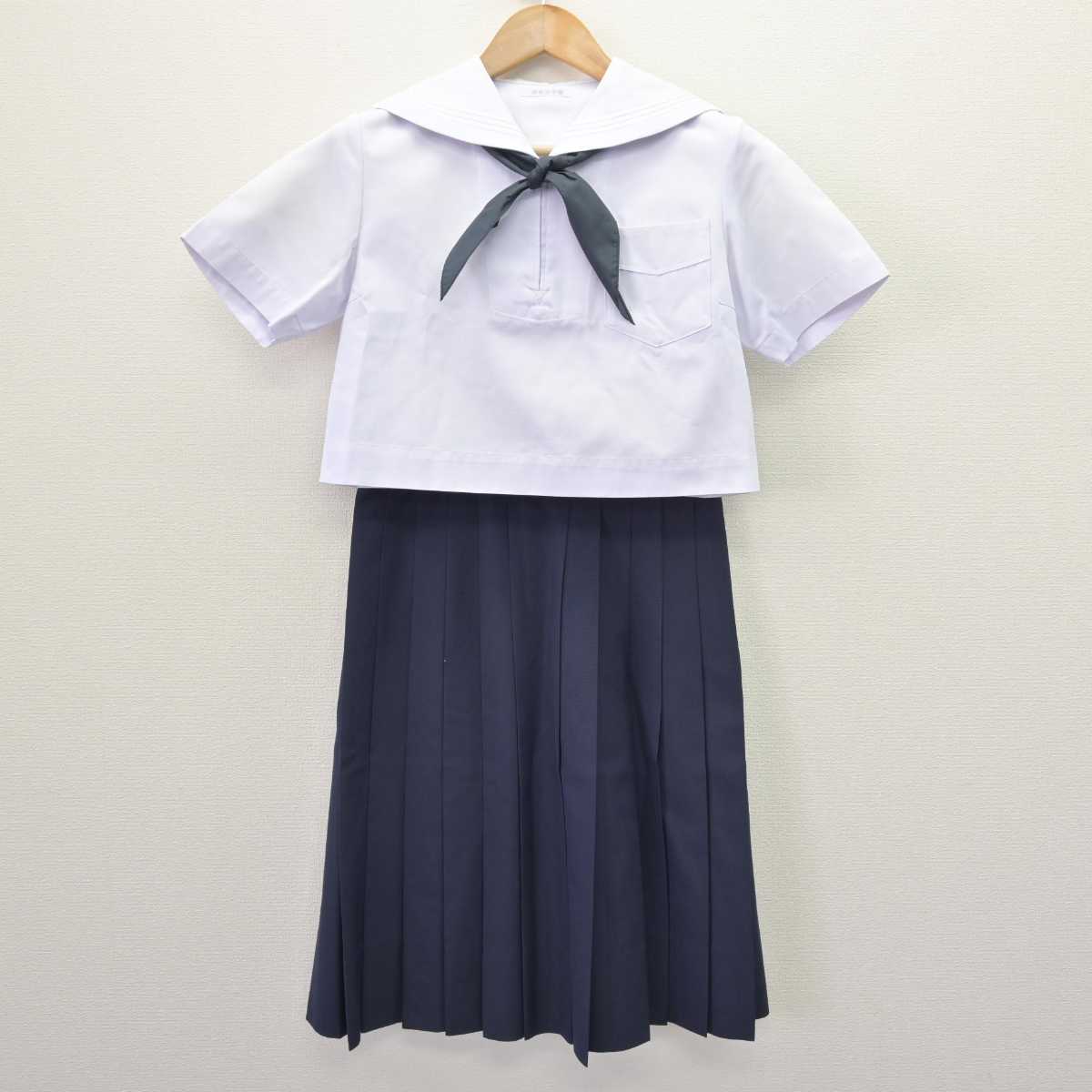中古】福岡県 筑紫女学園中学校・高等学校/旧制服 女子制服 4点