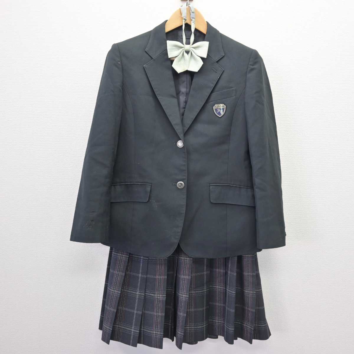 中古】千葉県 沼南高柳高等学校 女子制服 3点 (ブレザー