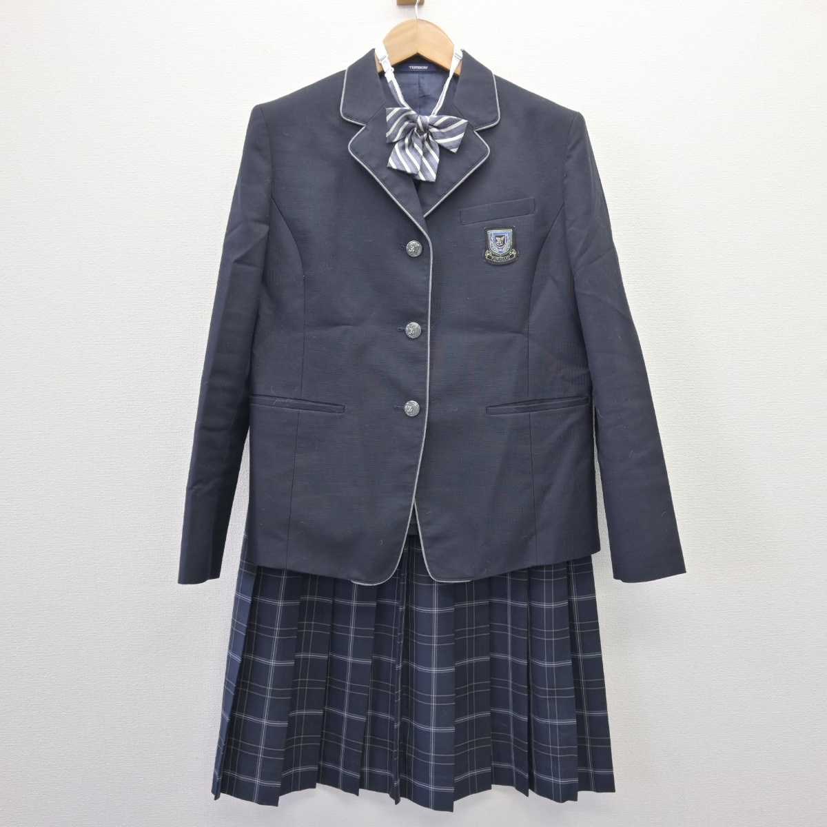 中古】宮城県 古川学園高等学校 女子制服 3点 (ブレザー