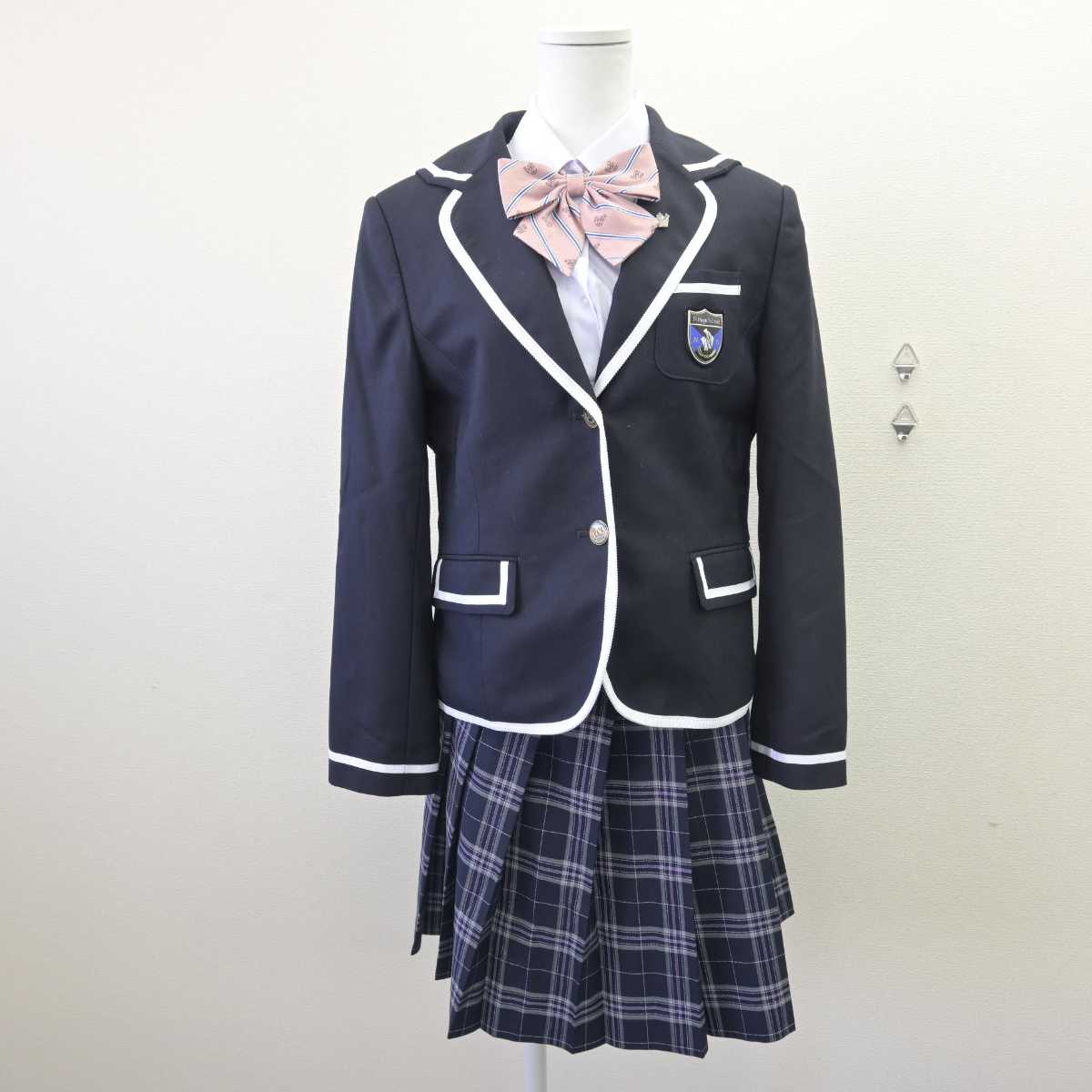 中古】 N高等学校 女子制服 6点 (ブレザー・シャツ・スカート 中古】 N高等学校 女子制服 6点 (ブレザー・シャツ・スカート