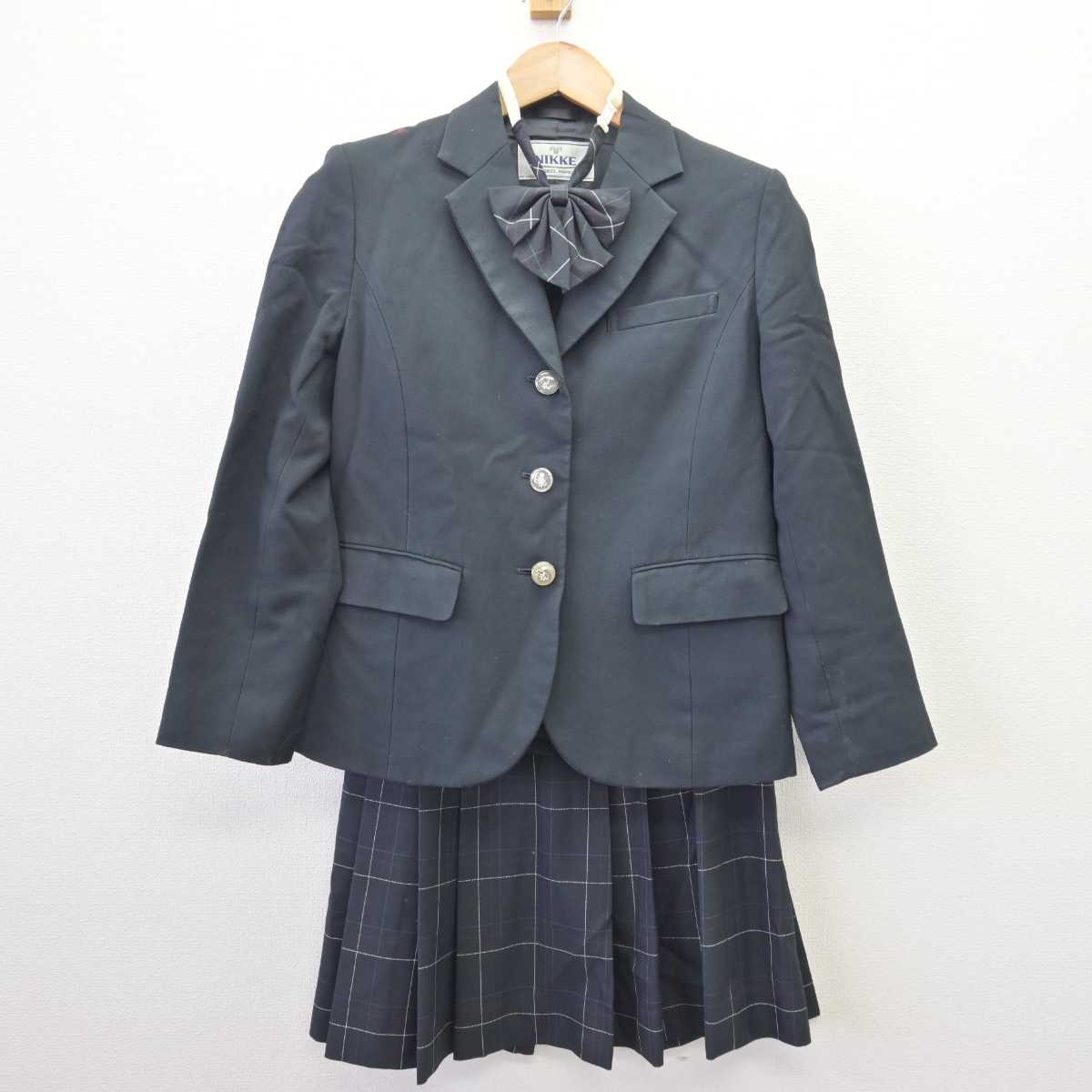 中古】栃木県 さくら清修高等学校 女子制服 3点 (ブレザー 中古】栃木県 さくら清修高等学校 女子制服 3点 (ブレザー