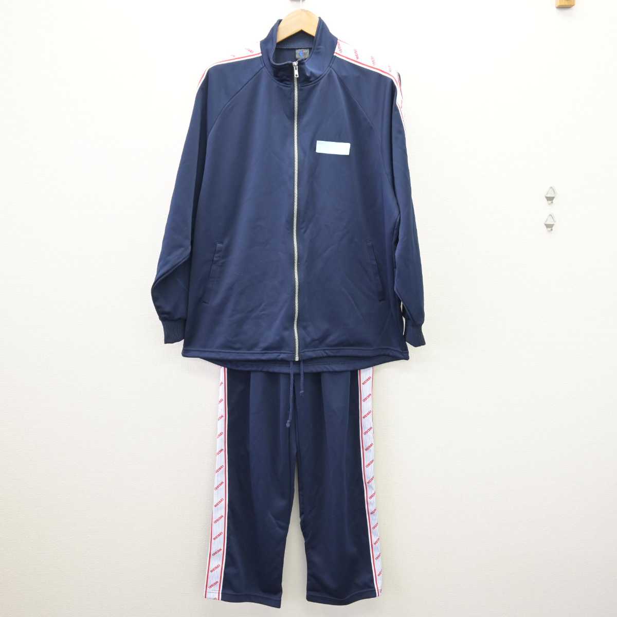 帝京　ジャージ　上下 中古】東京都 東洋高等学校 女子制服 3点 (ジャージ 上・体操服