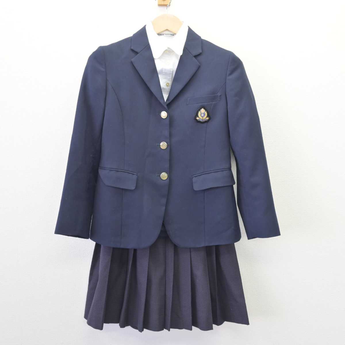 中古】愛知県 東海学園高等学校 女子制服 3点 (ブレザー・シャツ 