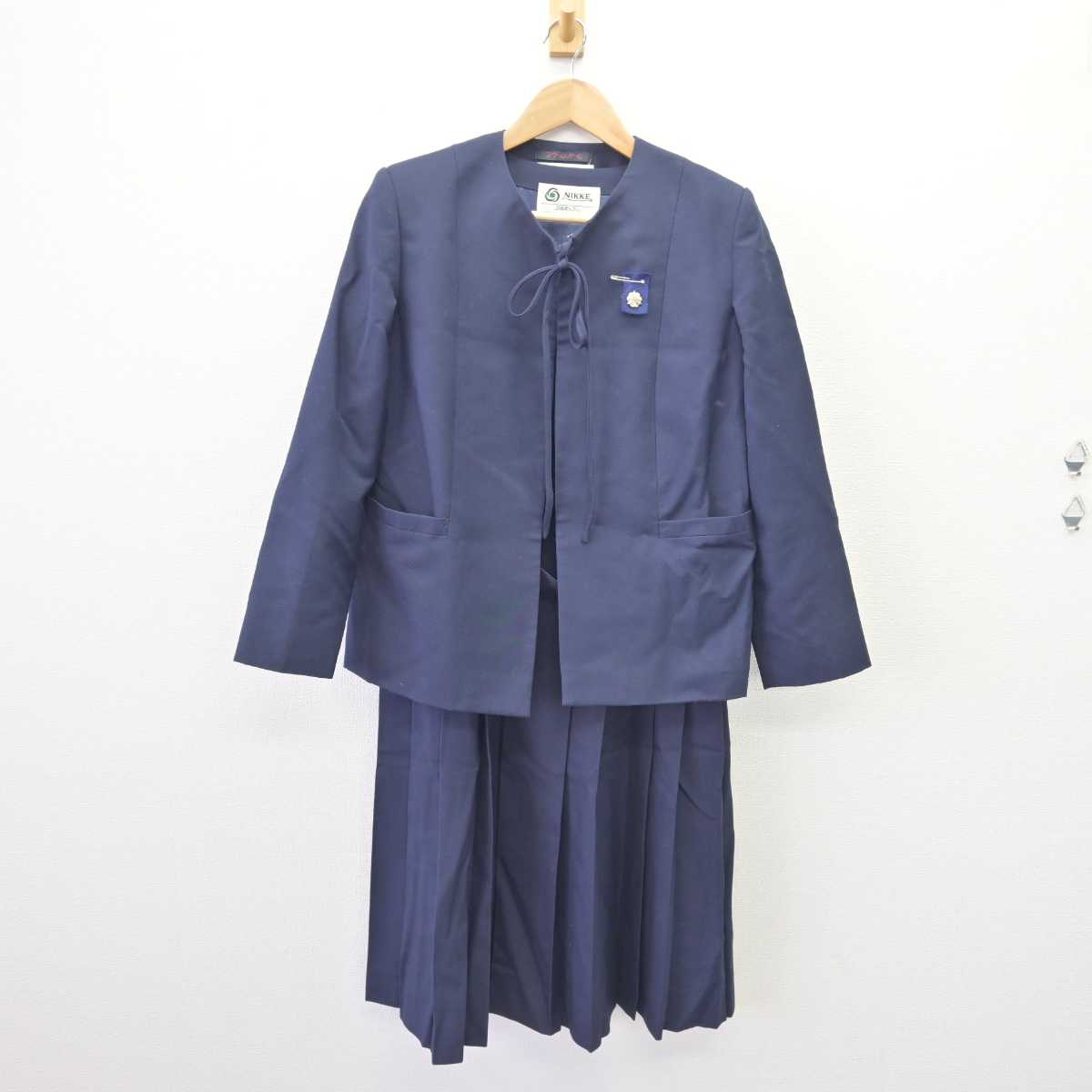 中古】神奈川県 渡田中学校 女子制服 3点 (ブレザー・ジャンパー