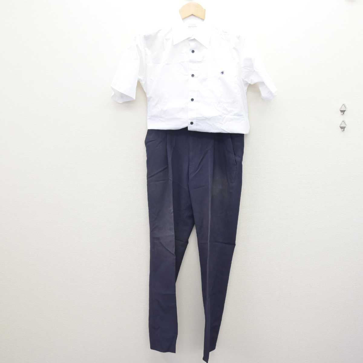 中古】東京都 晴海総合高等学校 男子制服 2点 (シャツ・ズボン 中古】東京都 晴海総合高等学校 男子制服 2点 (シャツ・ズボン