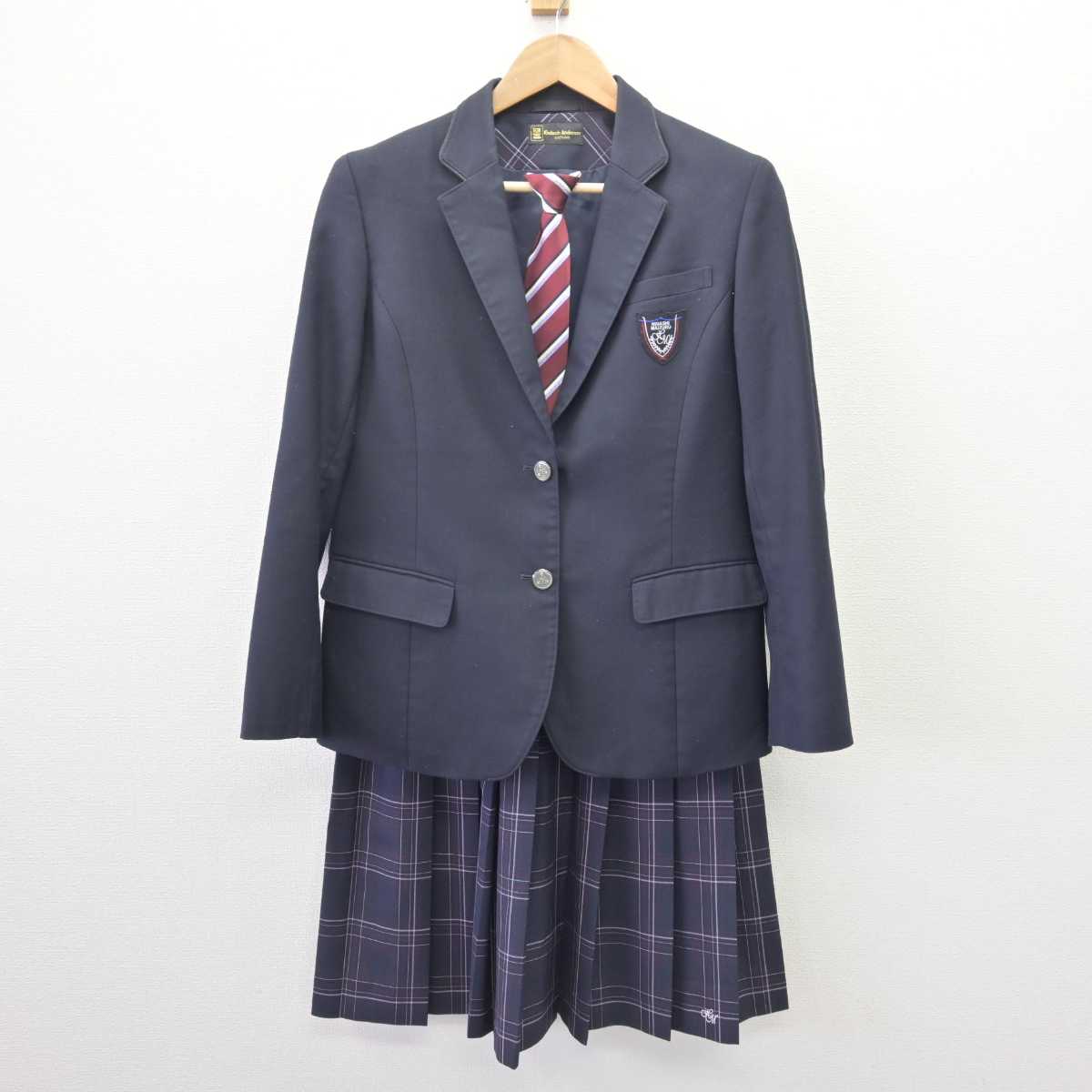 JK高校制服 コスプレ 京都市内♡ 新品 コスプレ 制服 jk 女子高生 5点セット ブレザー スカート