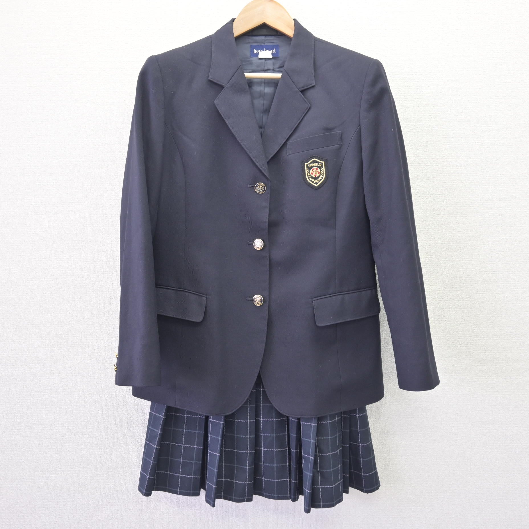 中古】東京都 石神井高等学校 女子制服 2点 (ブレザー・スカート 中古】東京都 石神井高等学校 女子制服 2点 (ブレザー・スカート