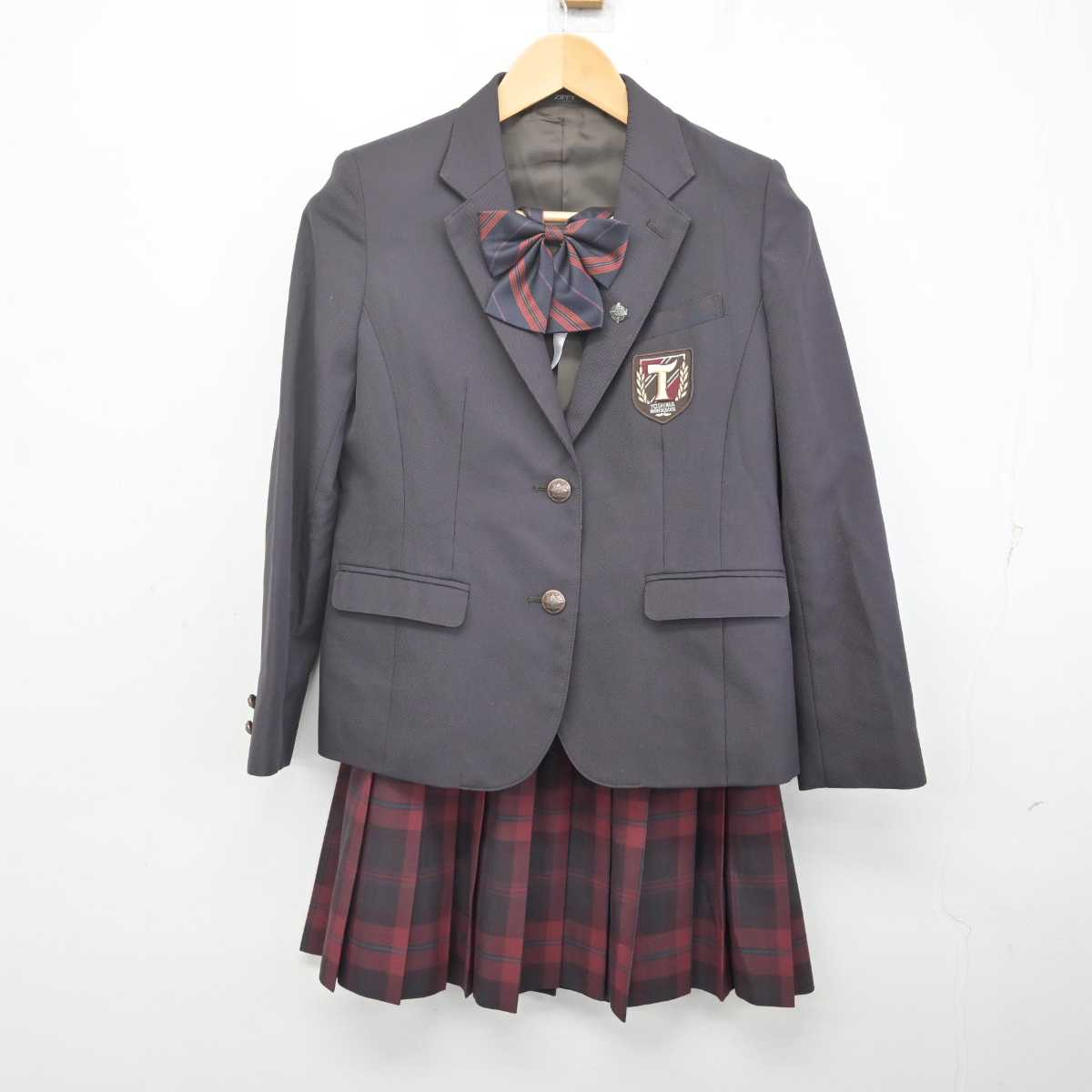 中古】東京都 東京都立豊島高等学校 女子制服 5点 (ブレザー・ニット・スカート) sf070165 | 中古制服通販パレイド