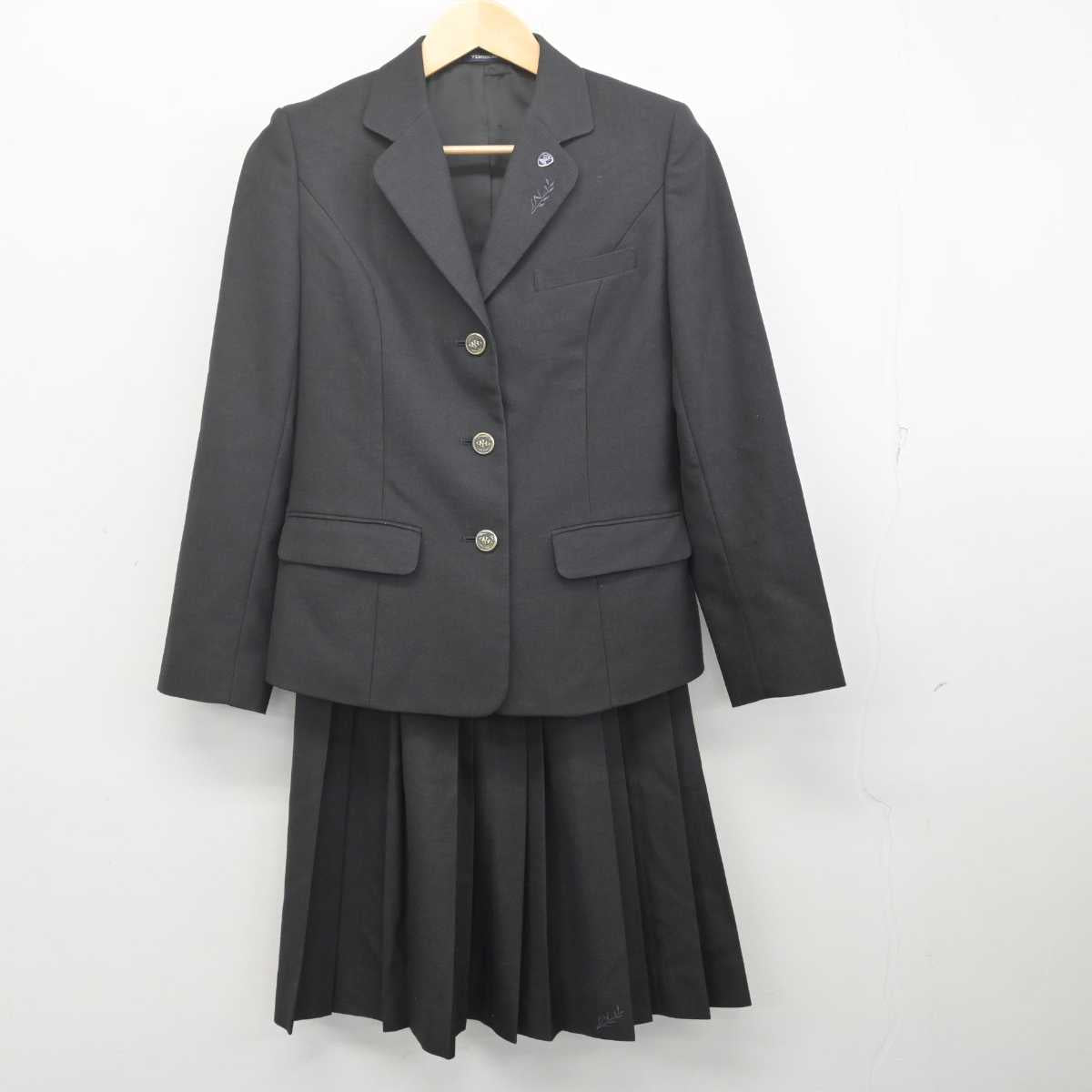 【中古】長野県 長野市立長野高等学校 女子制服 4点 (ブレザー・スカート) sf070215