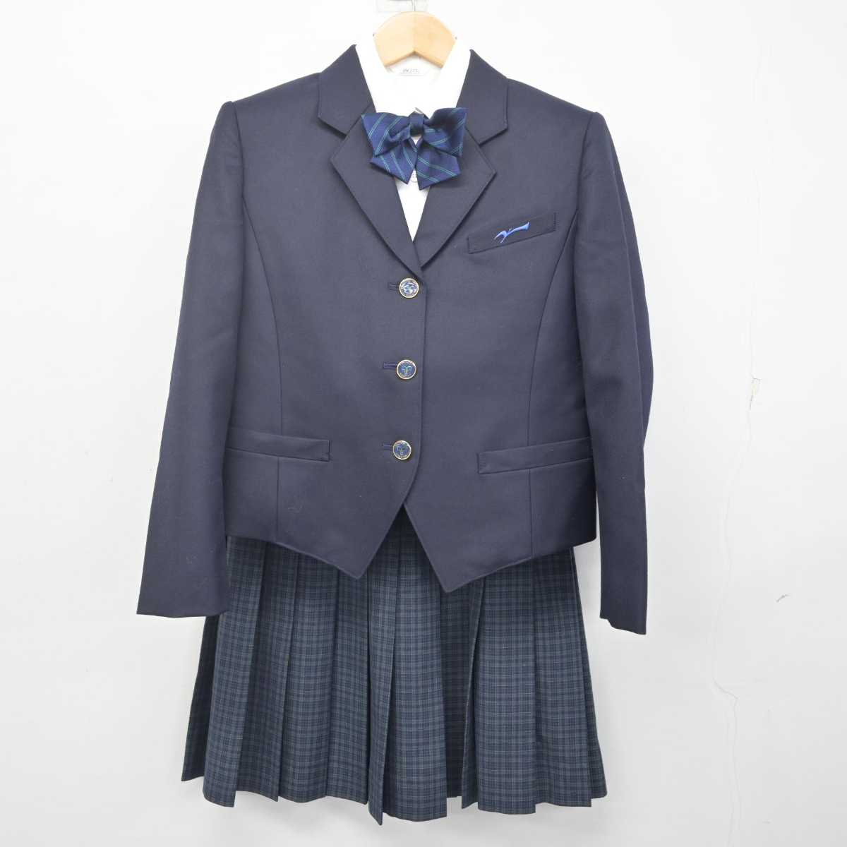 中古】山形県 鶴岡中央高等学校 女子制服 4点 (ブレザー・シャツ 中古】山形県 鶴岡中央高等学校 女子制服 4点 (ブレザー・シャツ