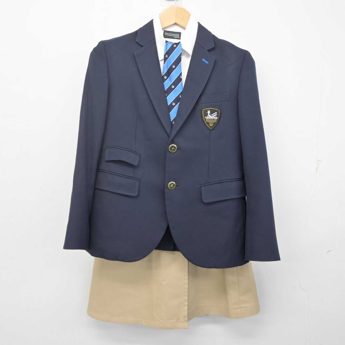 中古】大阪府 水都国際中学校・高等学校 女子制服 4点 (ブレザー・シャツ・スカート) sf070281 | 中古制服通販パレイド