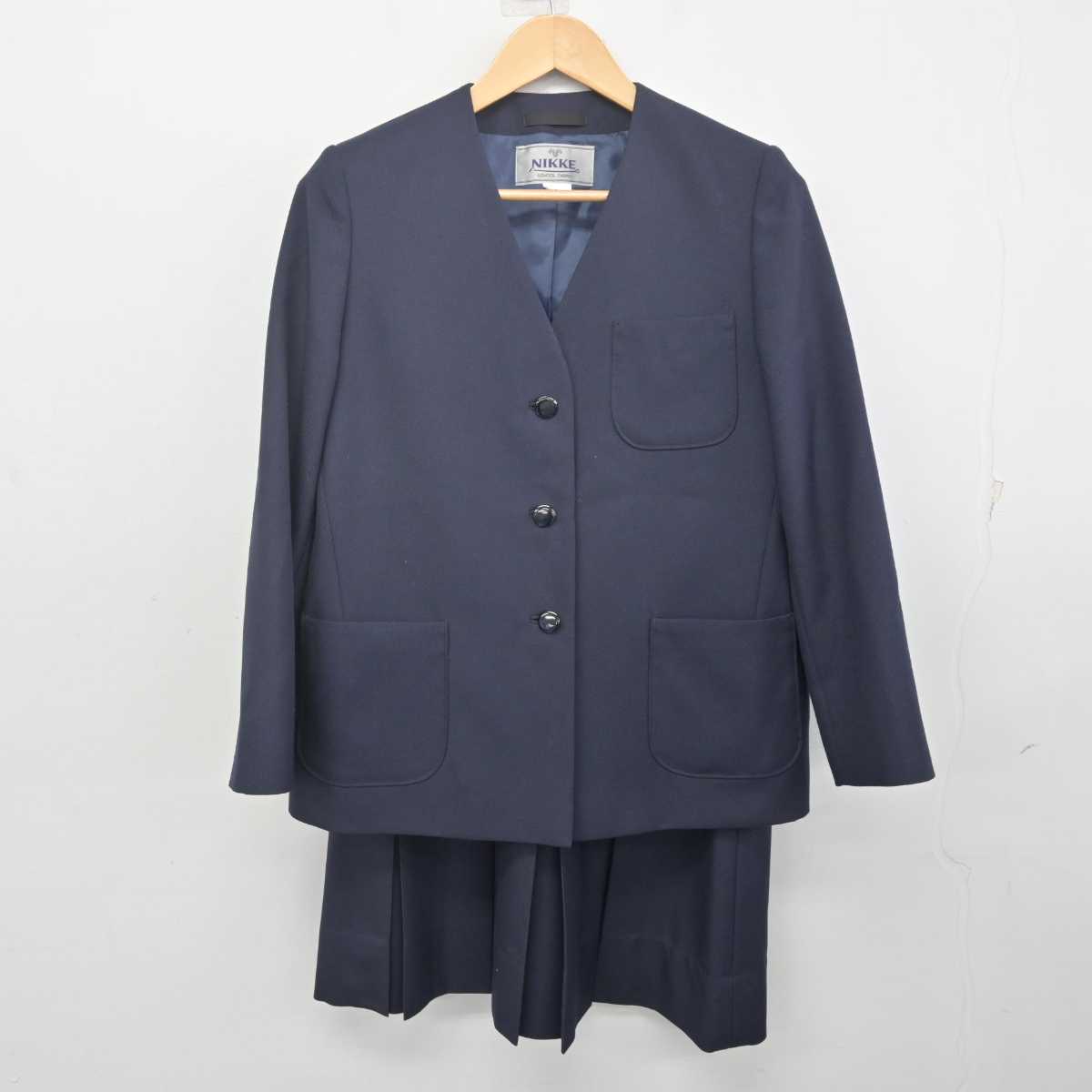 中古】東京都 神代中学校 女子制服 2点 (ブレザー・スカート