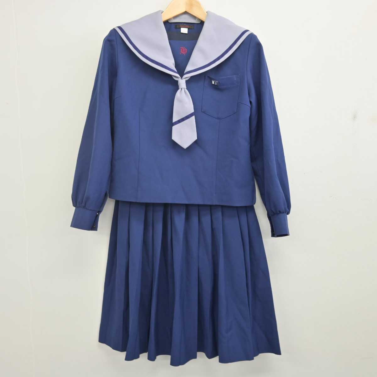 中古】石川県 白山市立北辰中学校 女子制服 3点 (セーラー服・スカート) sf070907 | 中古制服通販パレイド