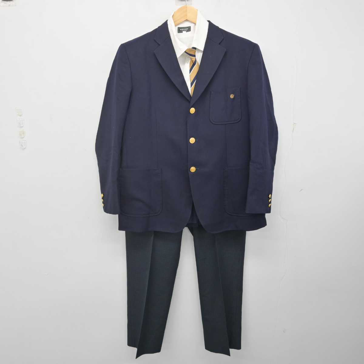 中古】群馬県 桐生第一高等学校 男子制服 4点 (ブレザー・シャツ・ズボン) sf071024 | 中古制服通販パレイド