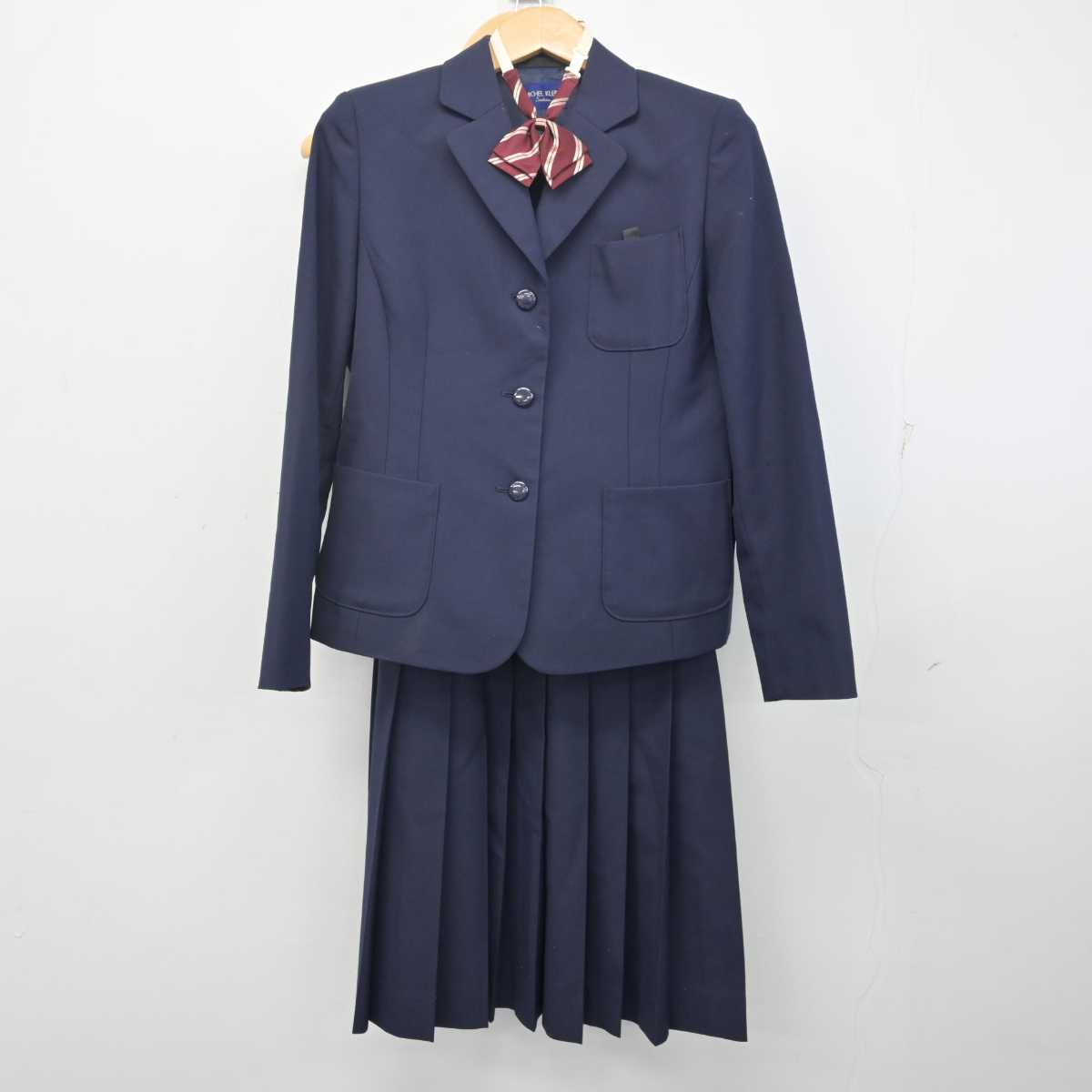 中古】新潟県 新津第一中学校 女子制服 3点 (ブレザー・ジャンパー