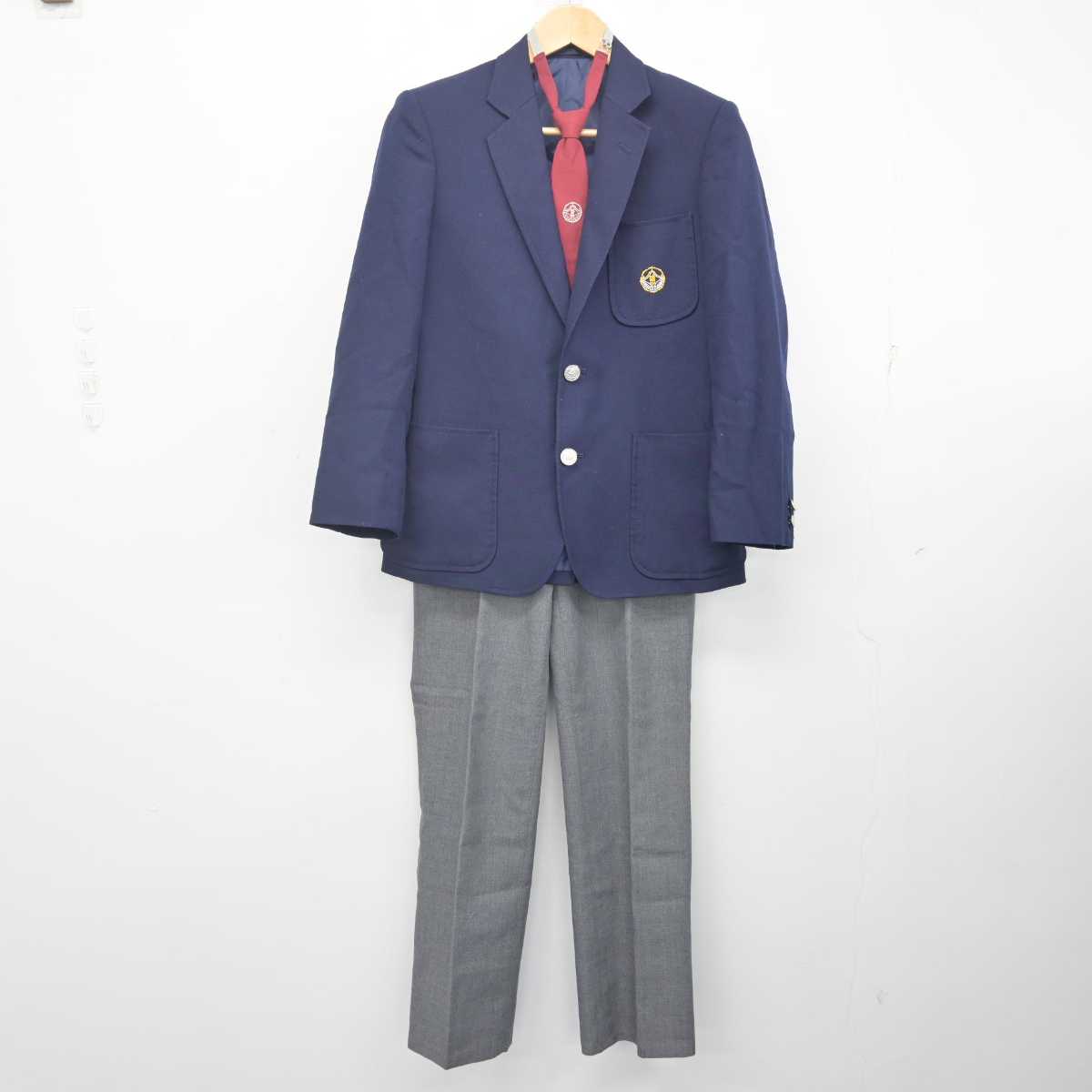 中古】群馬県 城西中学校 男子制服 5点 (ブレザー・ズボン) sf071192 | 中古制服通販パレイド