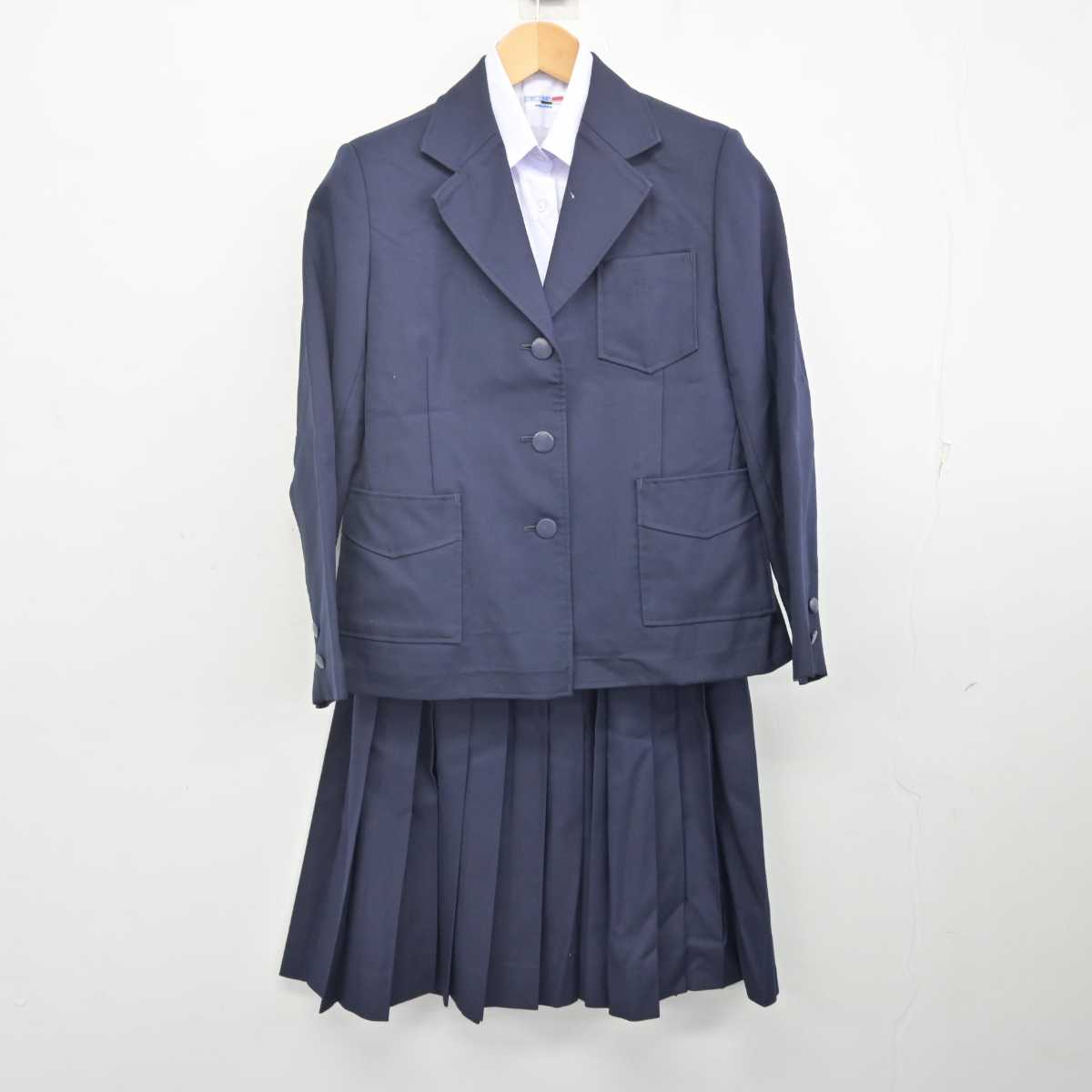 中古】埼玉県 上尾市立東中学校 女子制服 3点 (ブレザー・シャツ 中古】埼玉県 上尾市立東中学校 女子制服 3点 (ブレザー・シャツ