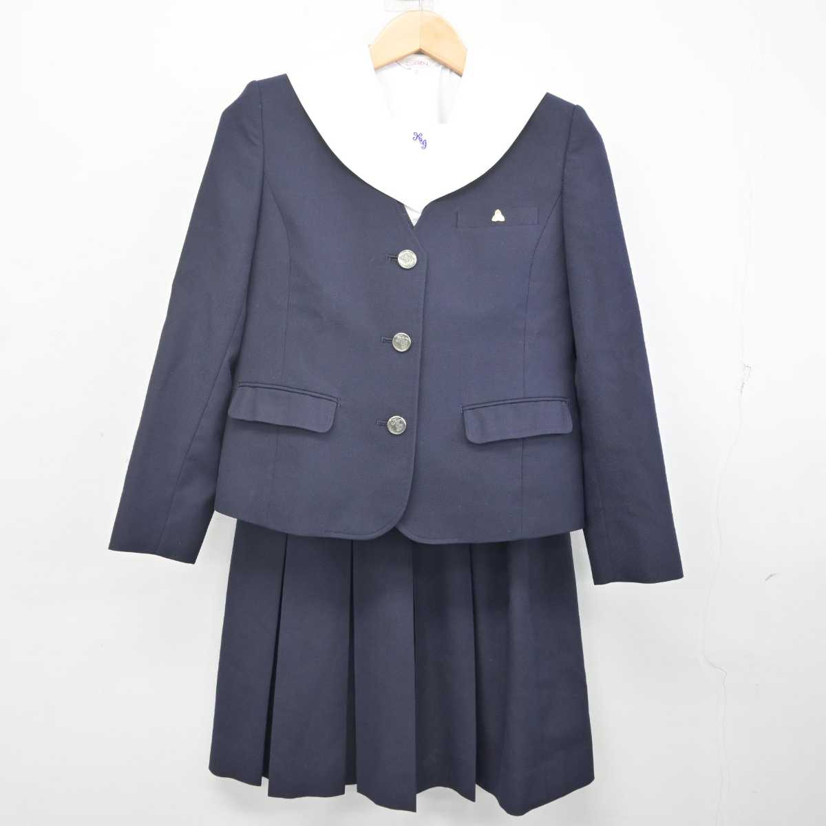 中古】奈良県 橿原学院高等学校 女子制服 5点 (ブレザー・ベスト・シャツ・スカート) sf071384 | 中古制服通販パレイド