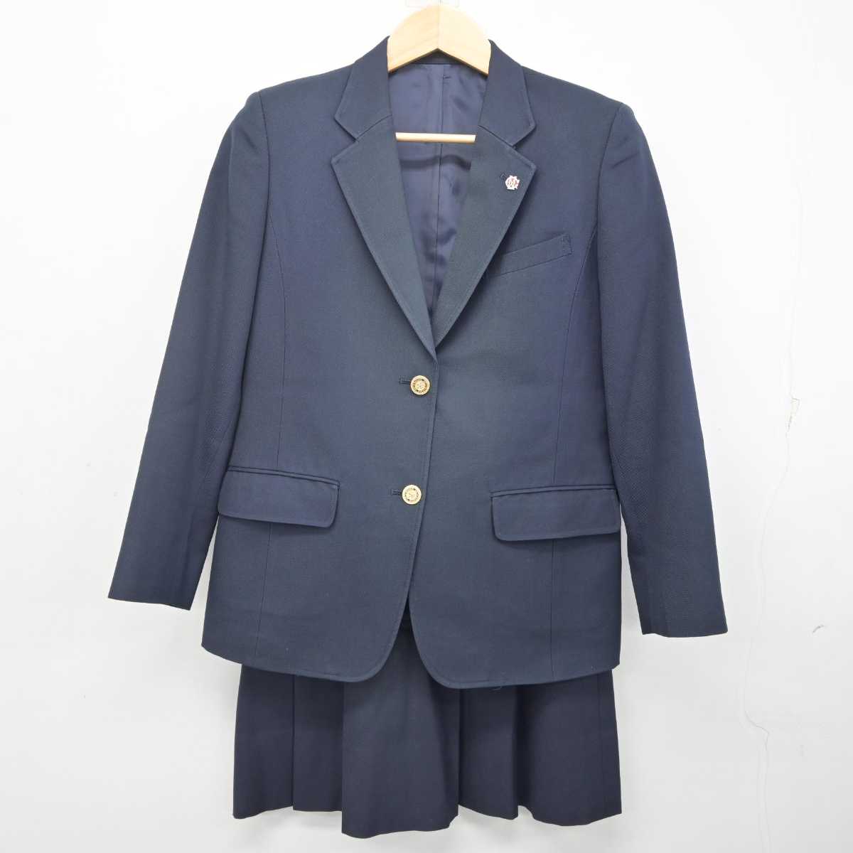 【中古】東京都 明治学院東村山高等学校 女子制服 3点 (ブレザー・スカート) sf071388