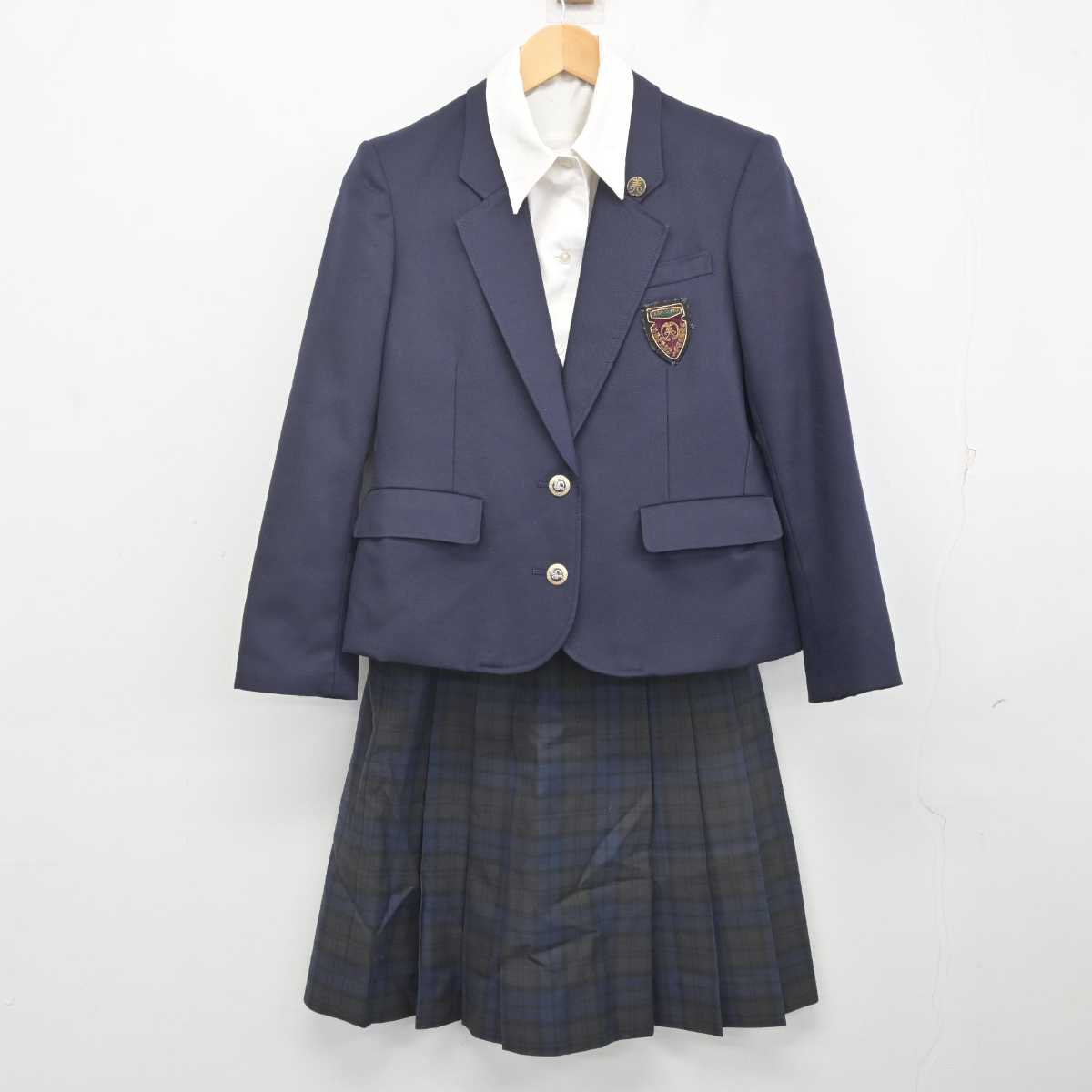 中古】岐阜県 済美高等学校 女子制服 5点 (ブレザー・ベスト・シャツ・スカート) sf071662 | 中古制服通販パレイド