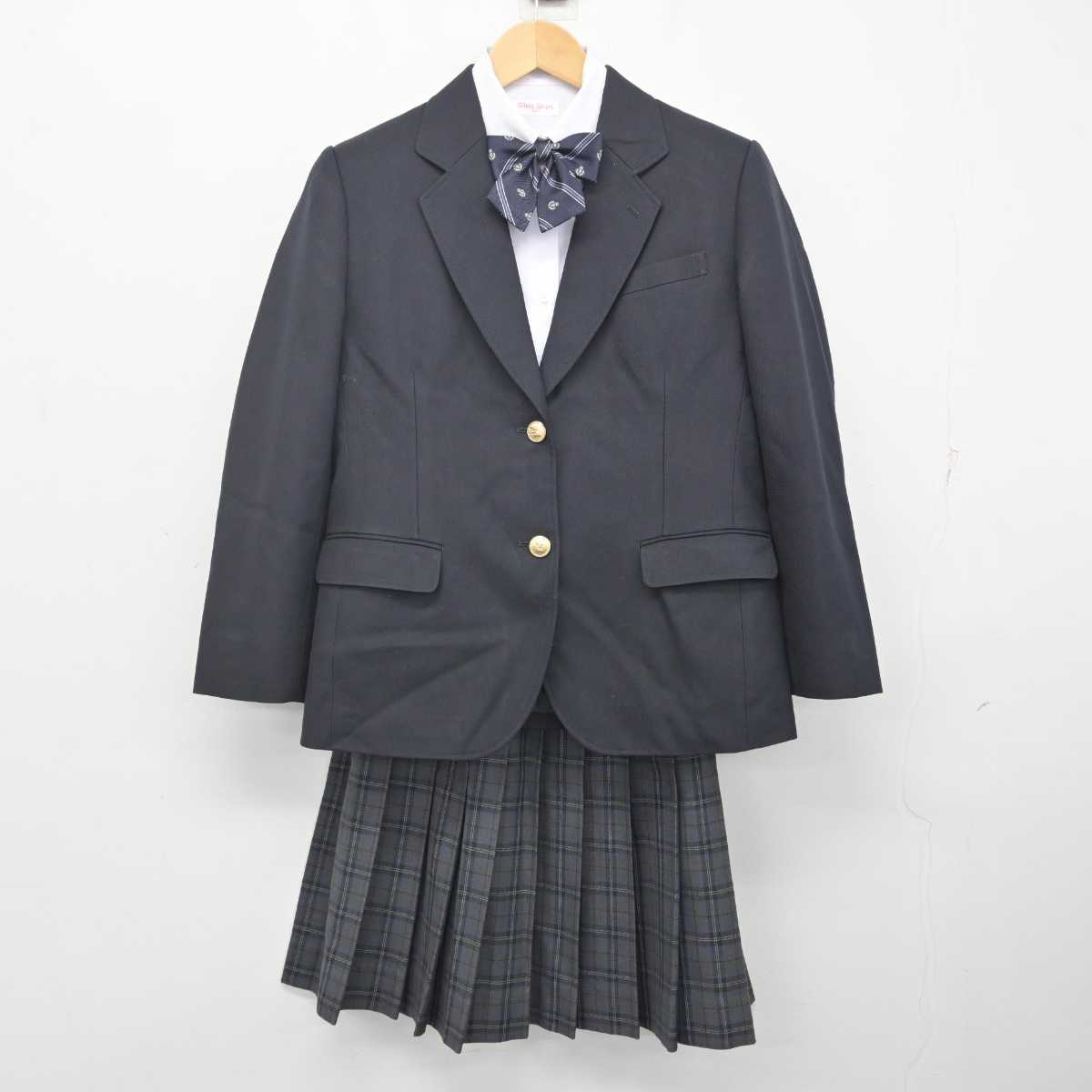 中古】神奈川県 中野中学校 女子制服 4点 (ブレザー・シャツ 中古】神奈川県 中野中学校 女子制服 4点 (ブレザー・シャツ