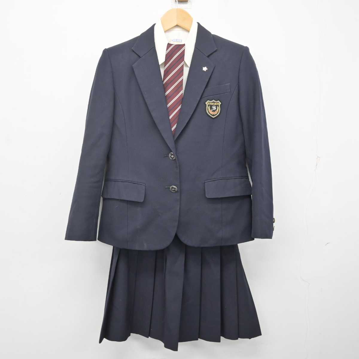 中古】東京都 駿台学園高等学校 女子制服 5点 (ブレザー・シャツ・スカート) sf071793 | 中古制服通販パレイド